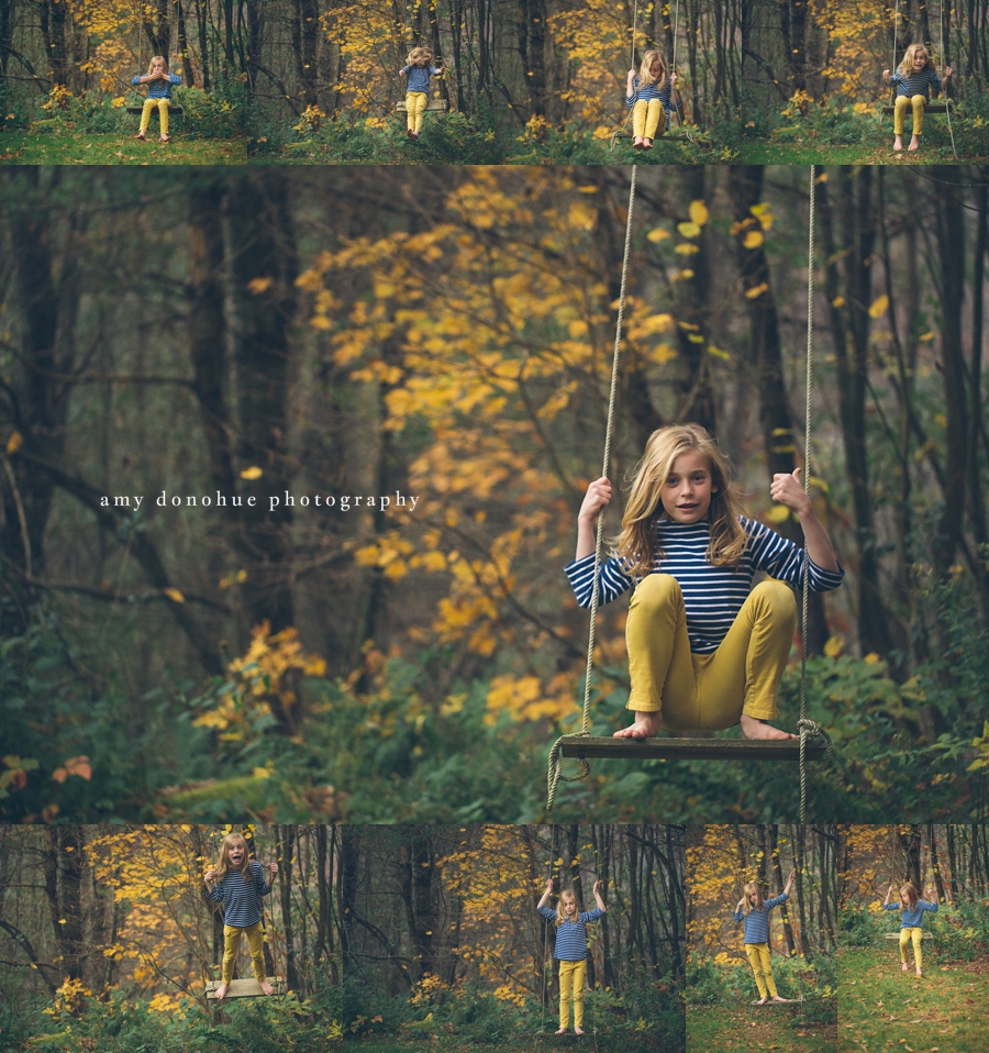 Vermont Professional Photographer 90 seconds on the swing Amy Donohue Photography