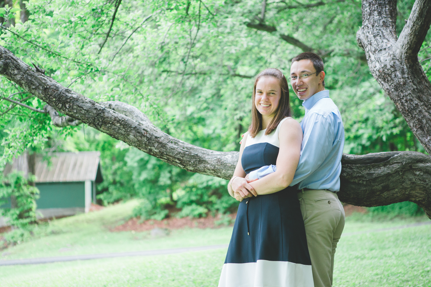 Engagement photos | Woodstock, Vermont | Amy Donohue Photography