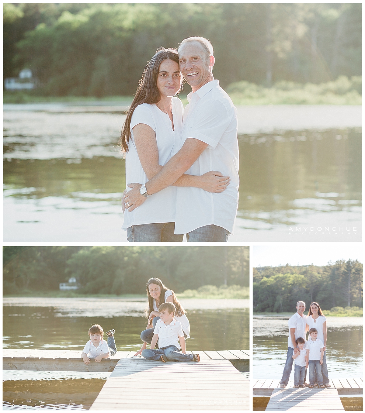 Family Portraits| Lake Fairlee, Vermont | Amy Donohue Photography