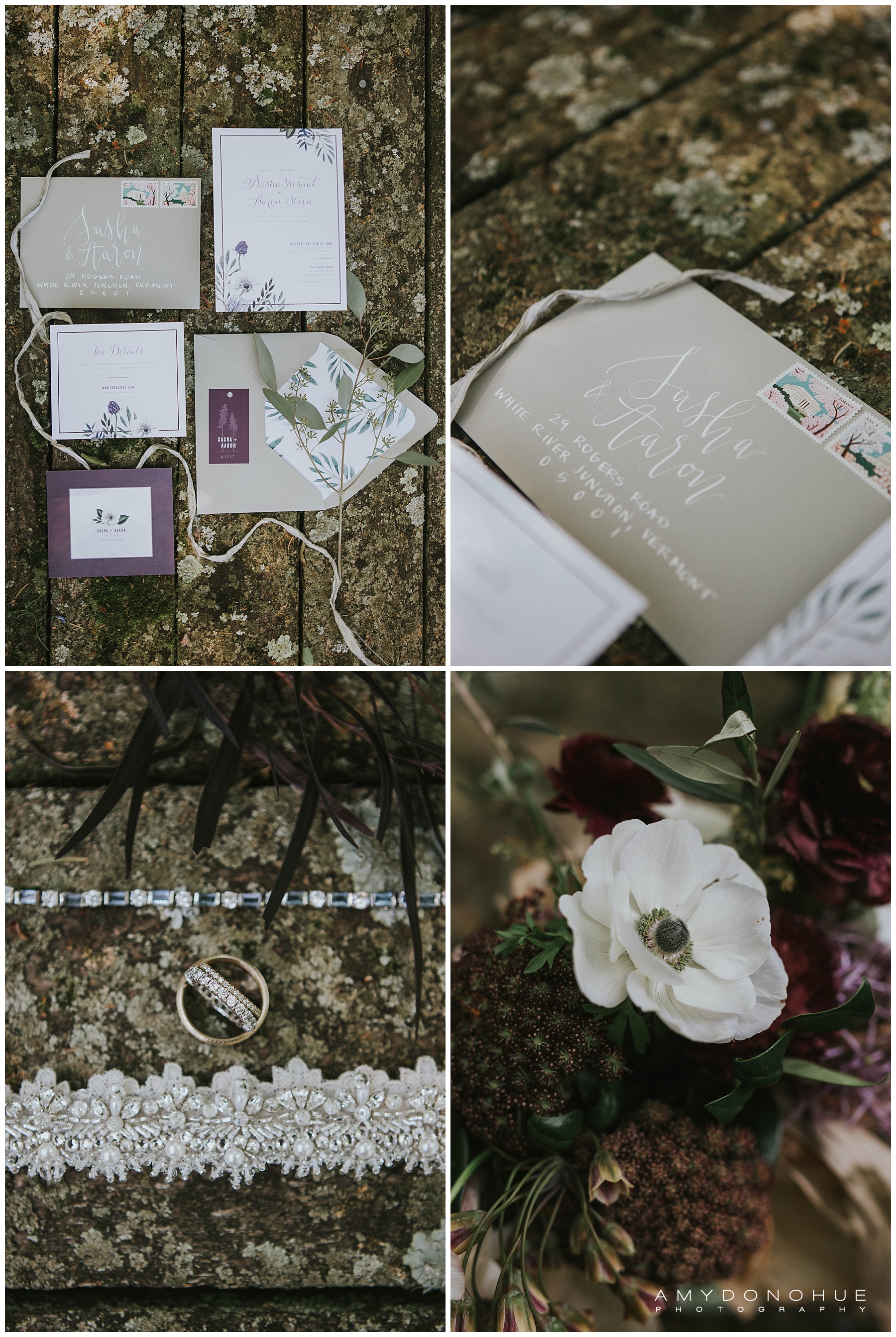 Wedding Invitations by Lulu & Roo Design Studio | Photography by Amy Donohue Photography
