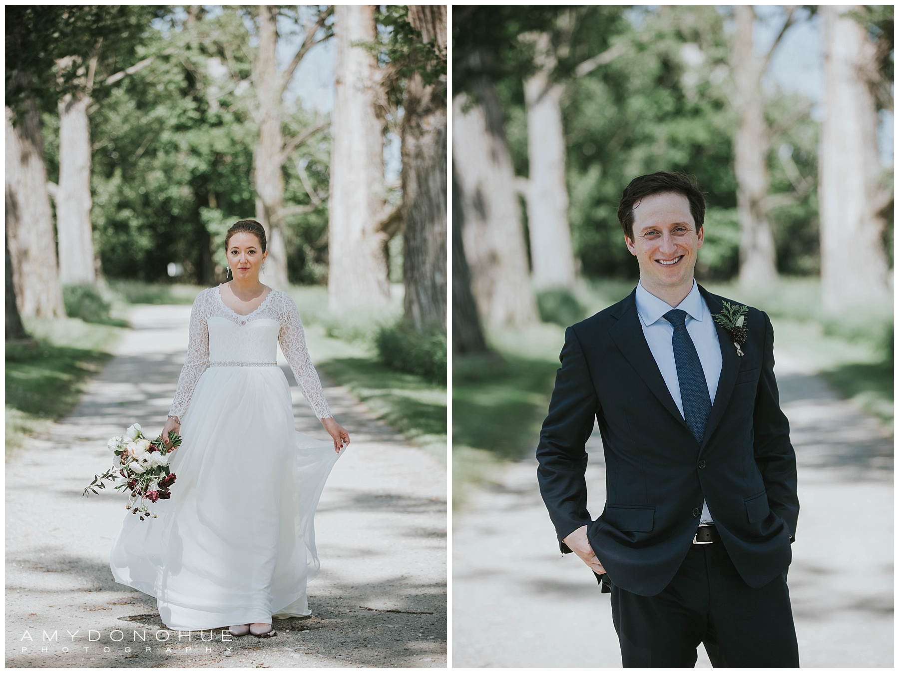 Bride and Groom Portraits | Photography by Amy Donohue Photography