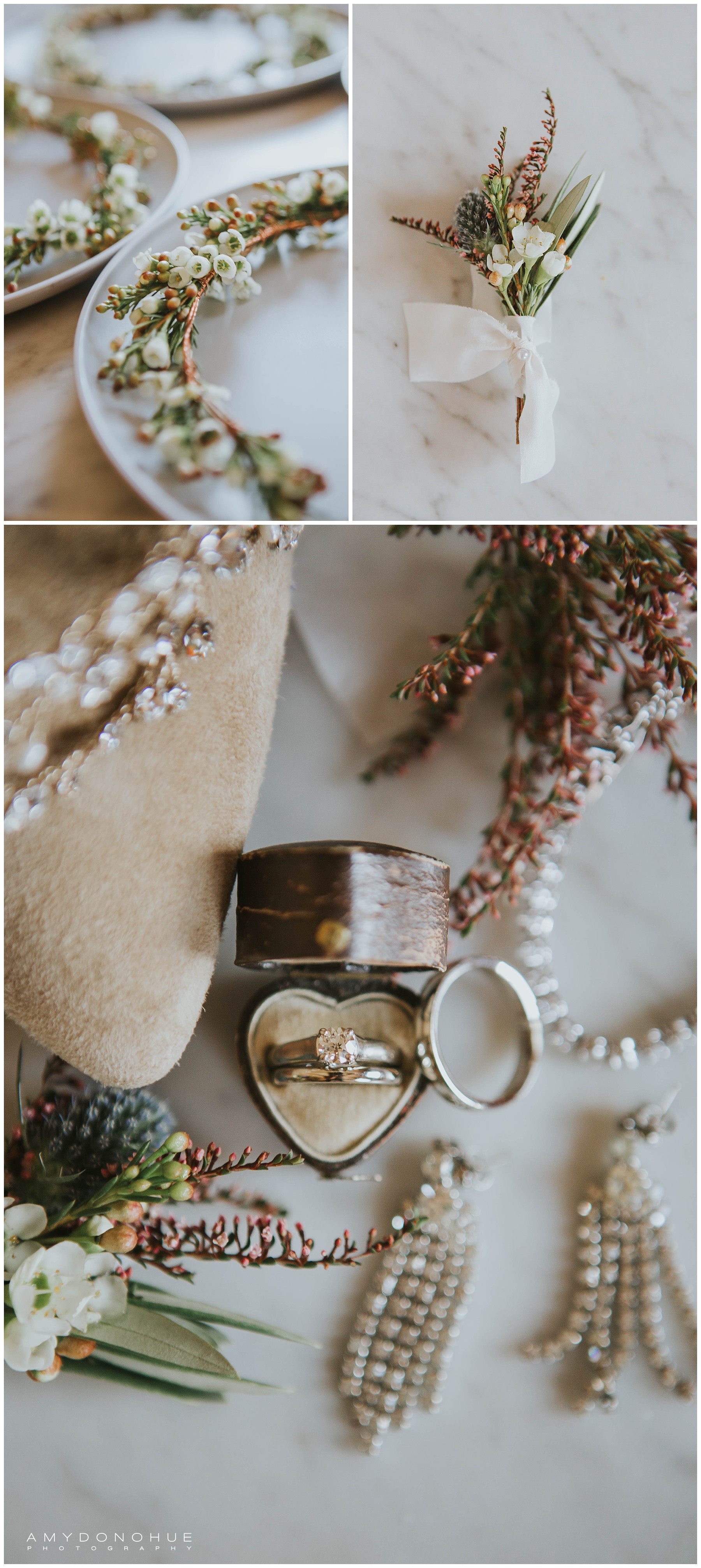 Bridal Details © Amy Donohue Photography | New Hampshire Wedding Photographer