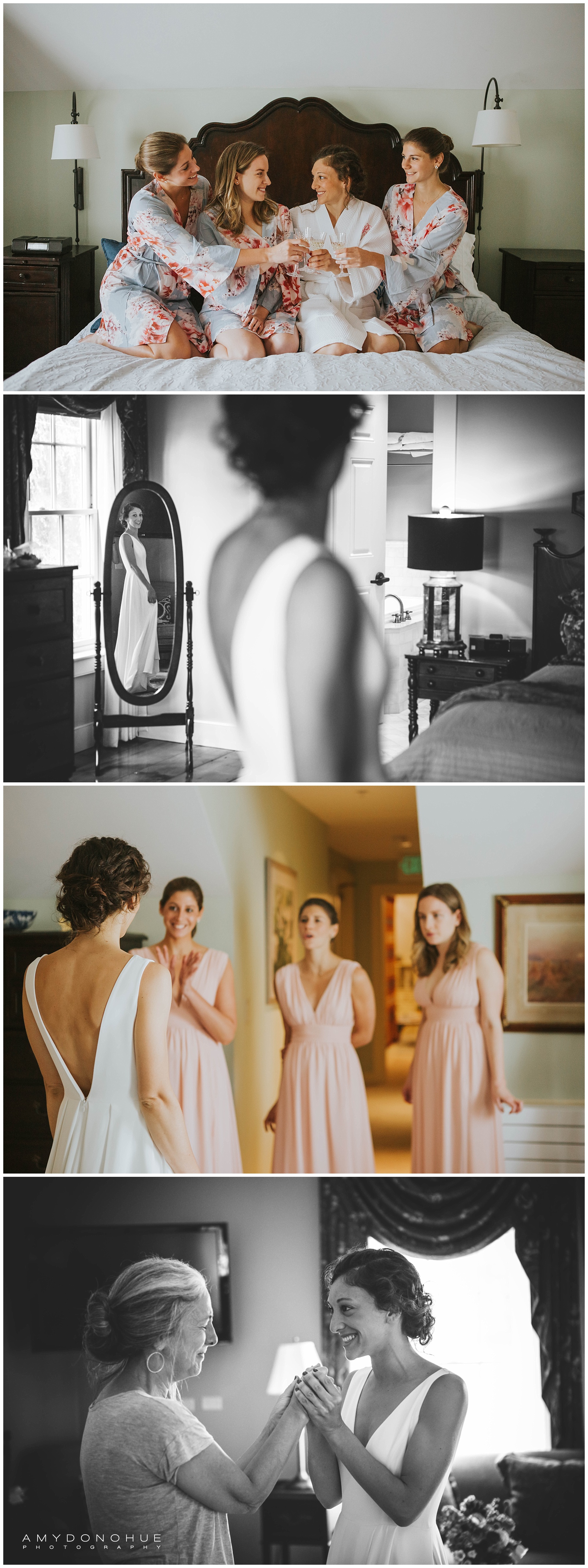 Bridal Reveal with Bridesmaids © Amy Donohue Photography 