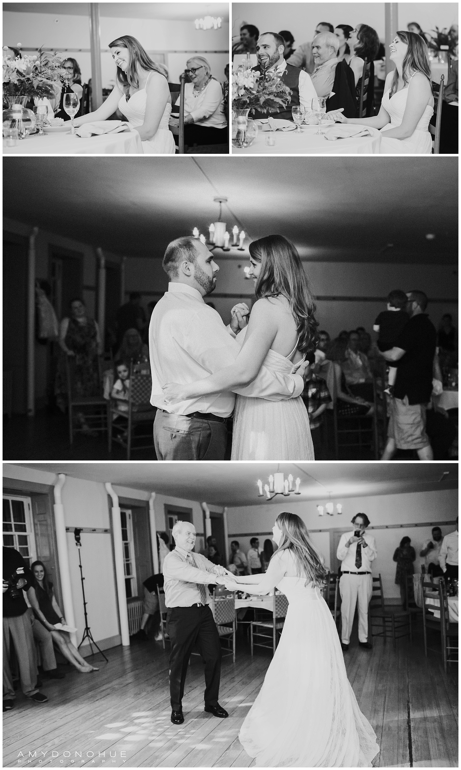 Wedding Reception Dancing © Amy Donohue Photography | New Hampshire Wedding Photographer | Enfield Shaker Museum