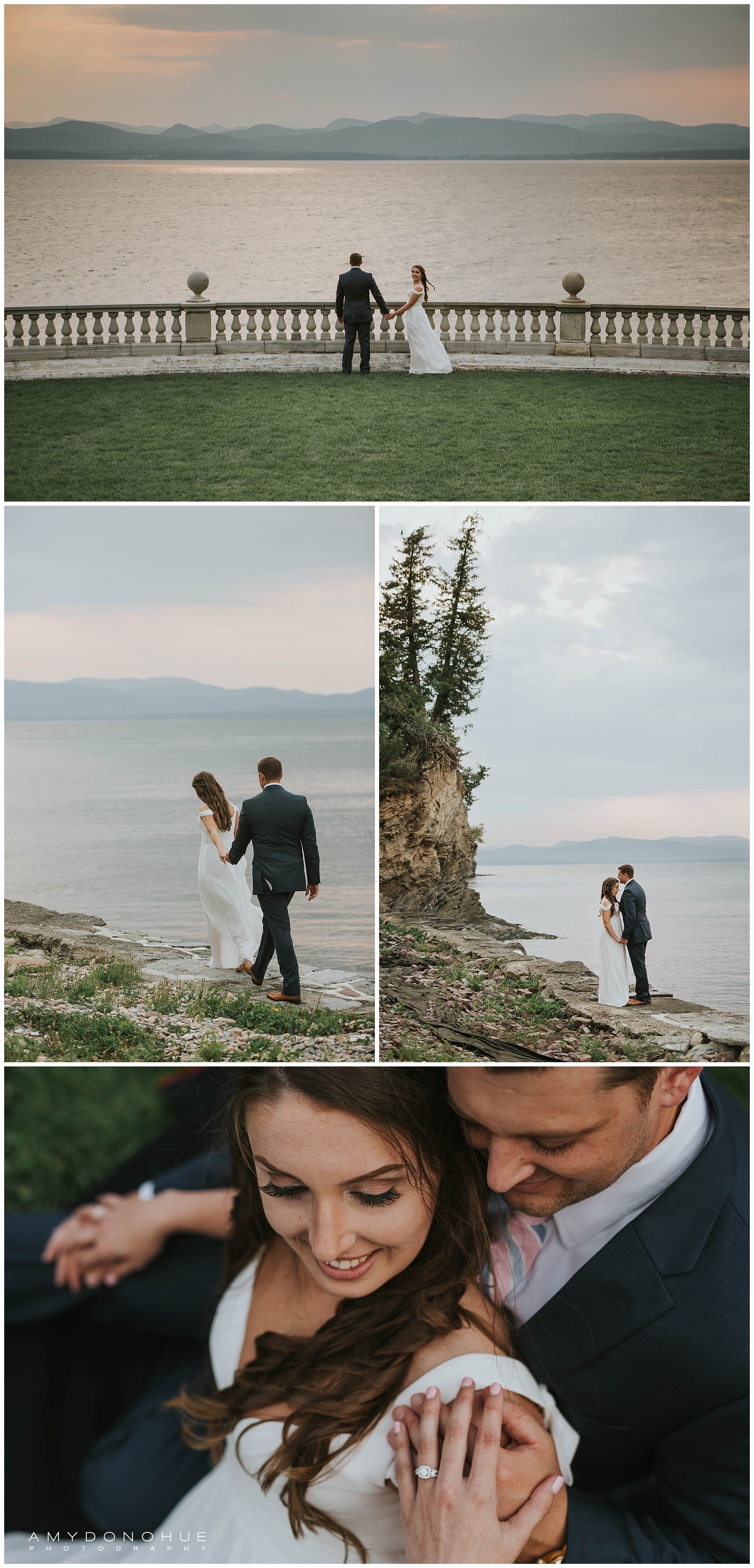 Engagement Photos at Shelburne Farms © Amy Donohue Photography