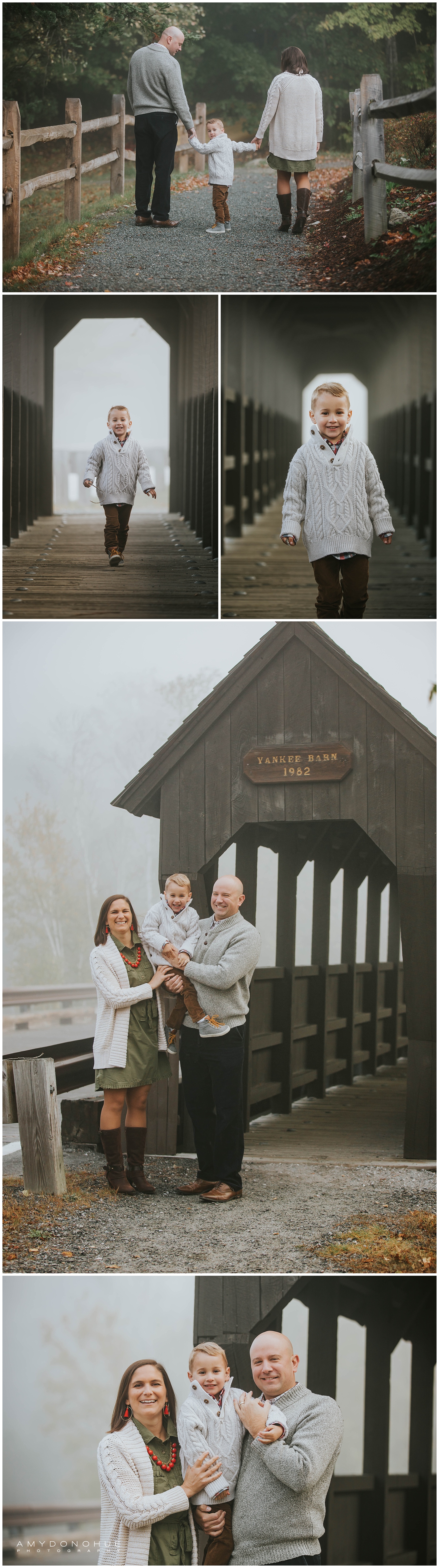Fall Family Portraits | New Hampshire Photographer © Amy Donohue Photography