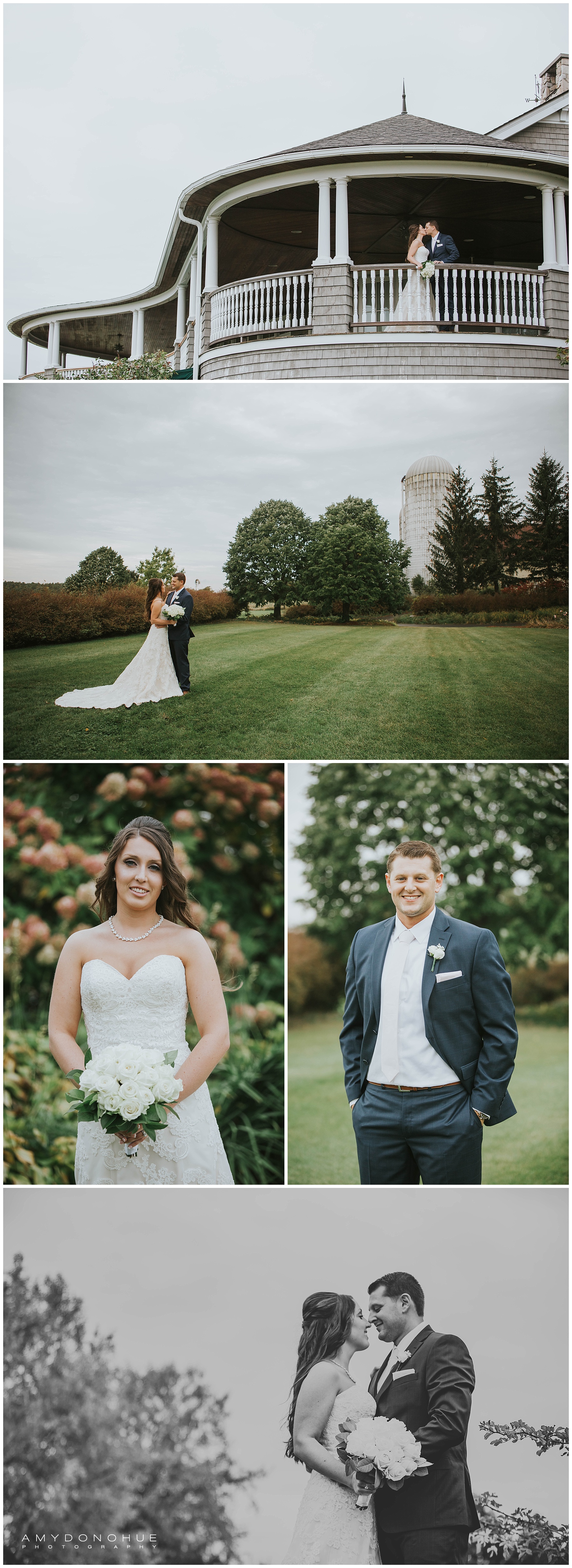 Bridal & Groom Portraits | Vermont Wedding Photographer | © Amy Donohue Photography