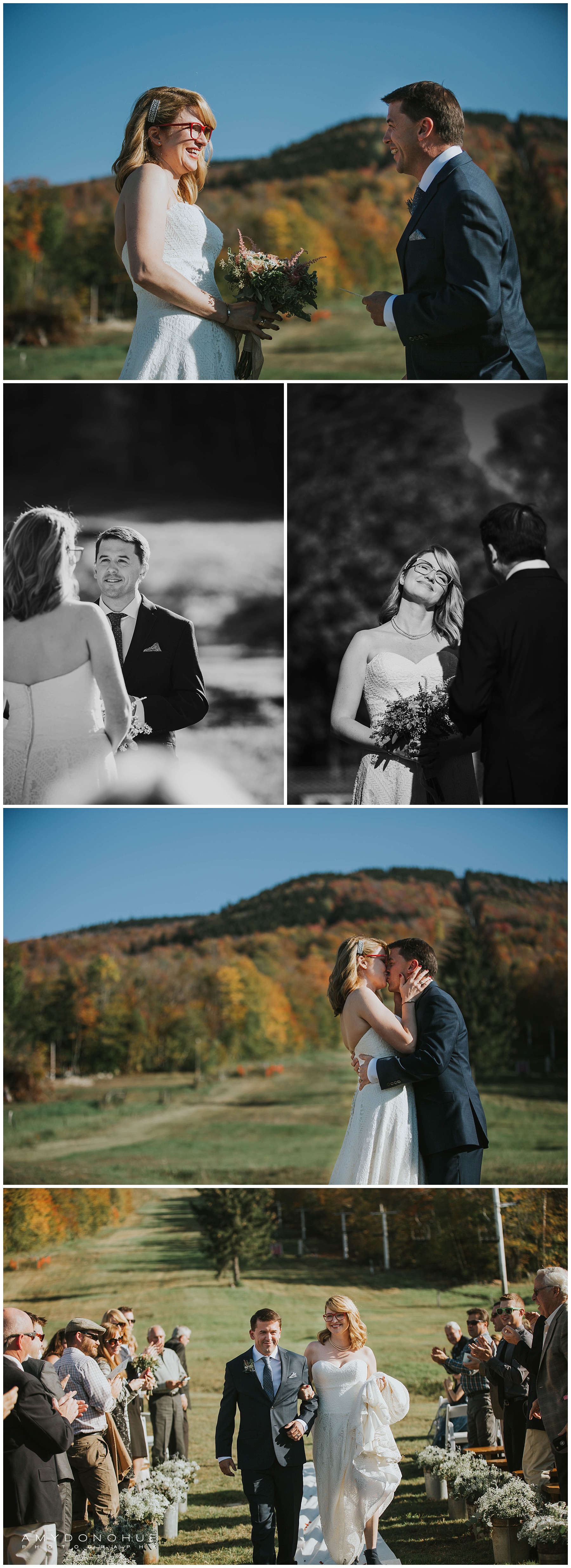 Wedding Ceremony | Vermont Wedding Photographer | © Amy Donohue Photography