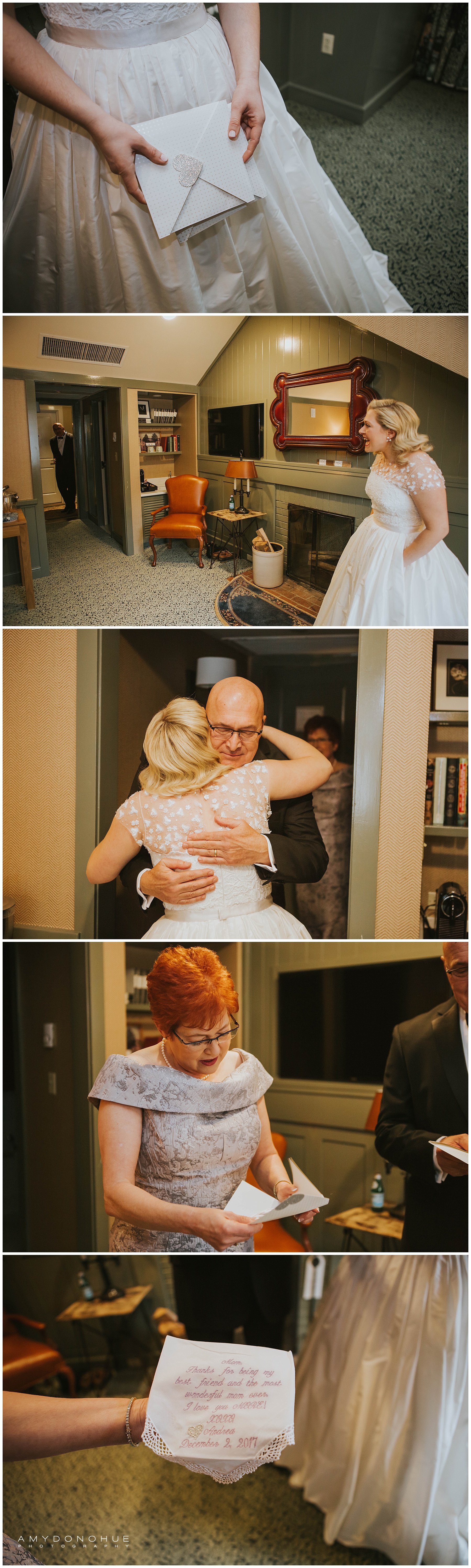 Bride and Dad First Look | Vermont Wedding Photographer