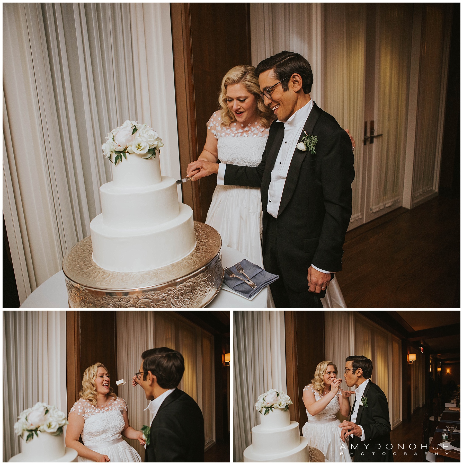 Cake Cutting | Wedding Reception | Vermont Wedding Photographer