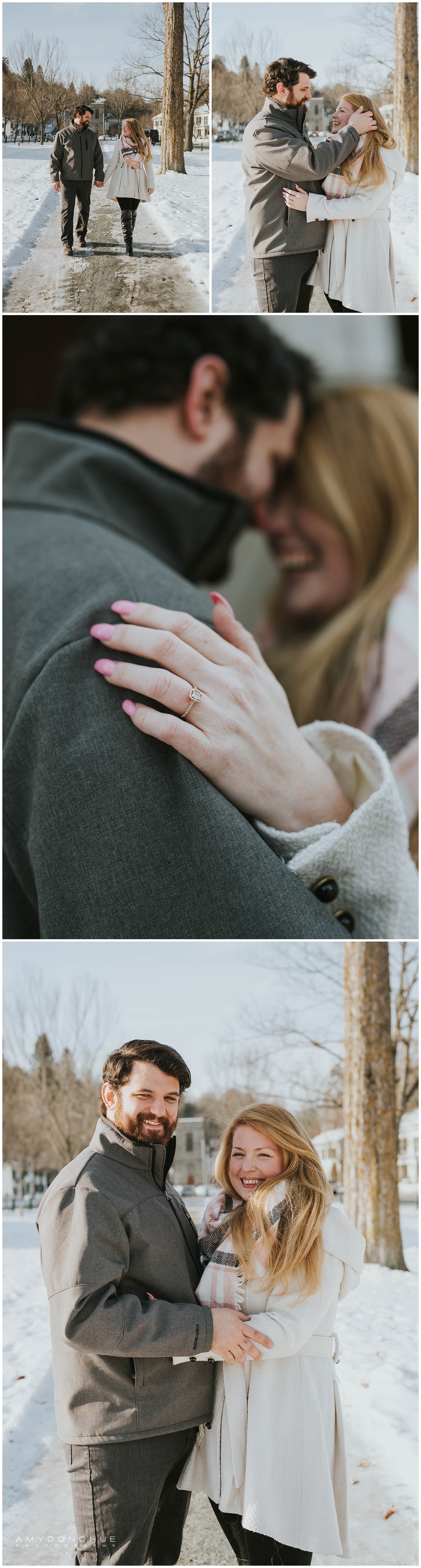 Engagement Photos | Vermont Wedding Photographer | © Amy Donohue Photography