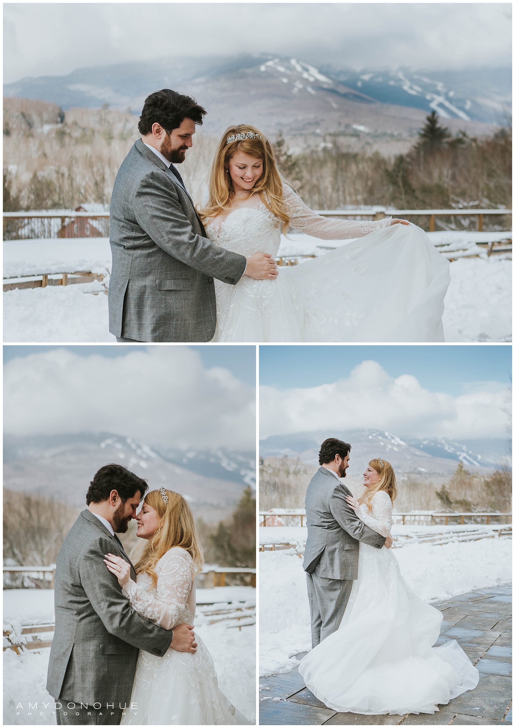 Bridal Portraits | Vermont Wedding Photographer | © Amy Donohue Photography
