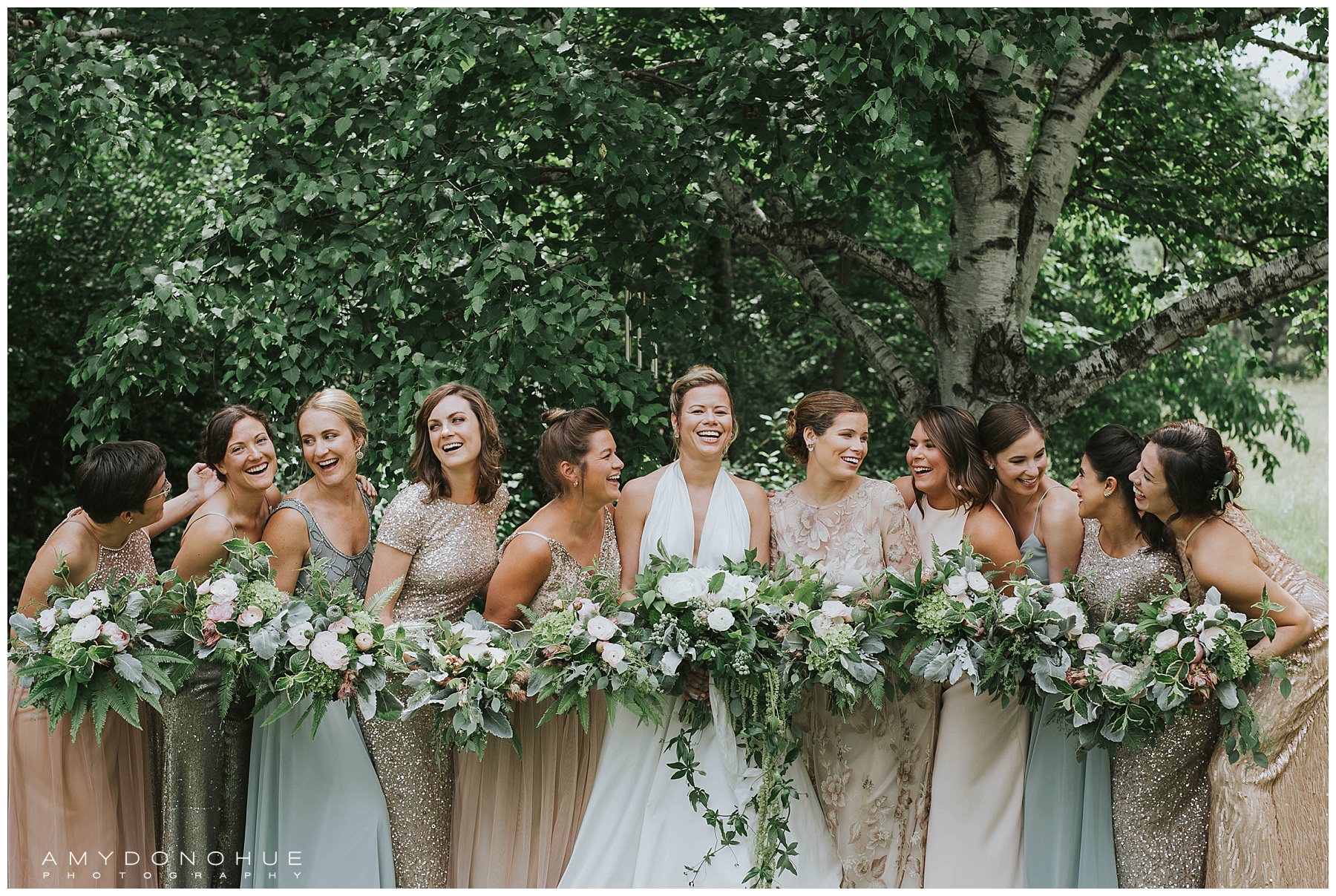Bridesmaid Portraits | Basin Harbor Wedding Photographer | © Amy Donohue Photography