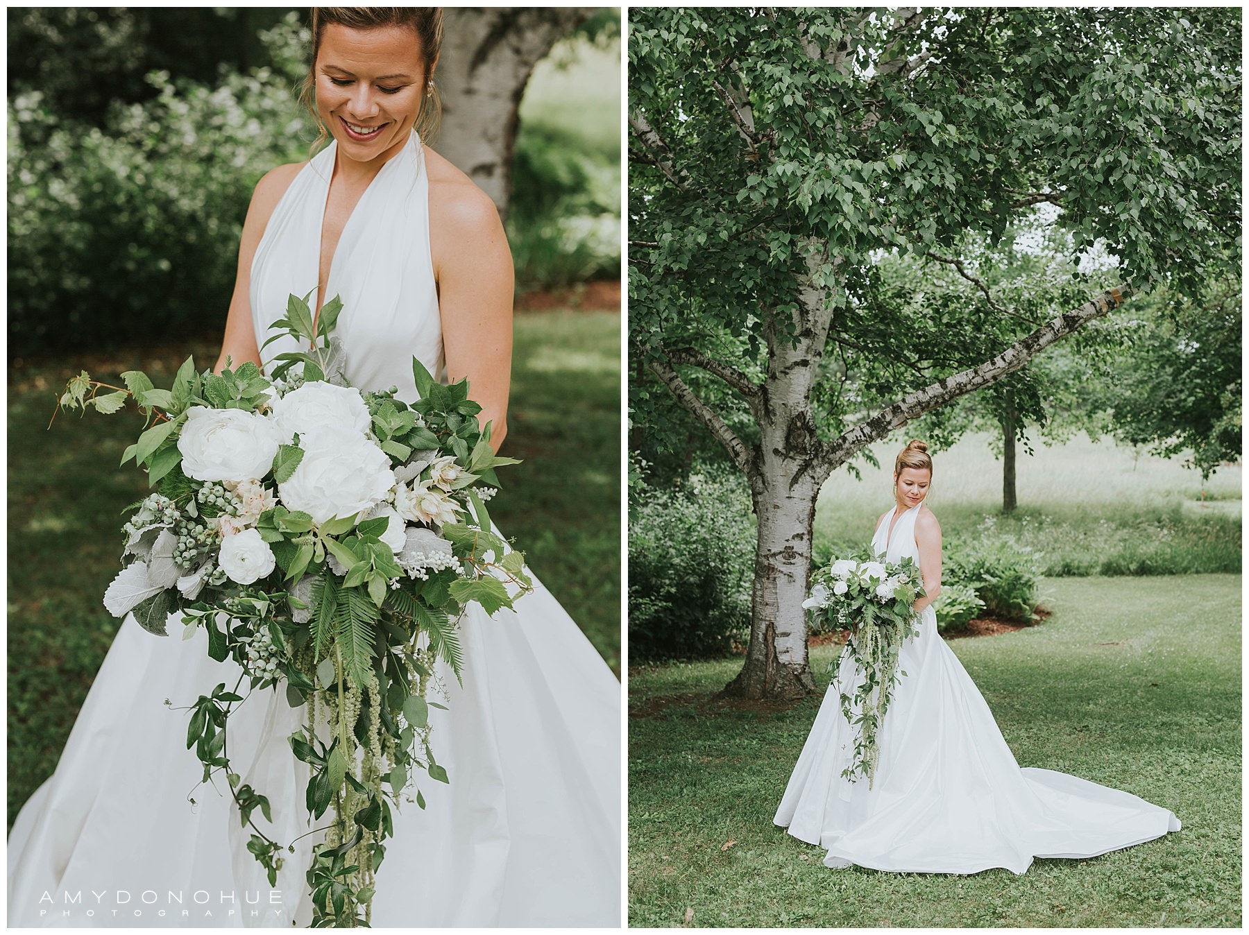 Bridal Portraits | Basin Harbor Wedding Photographer | © Amy Donohue Photography