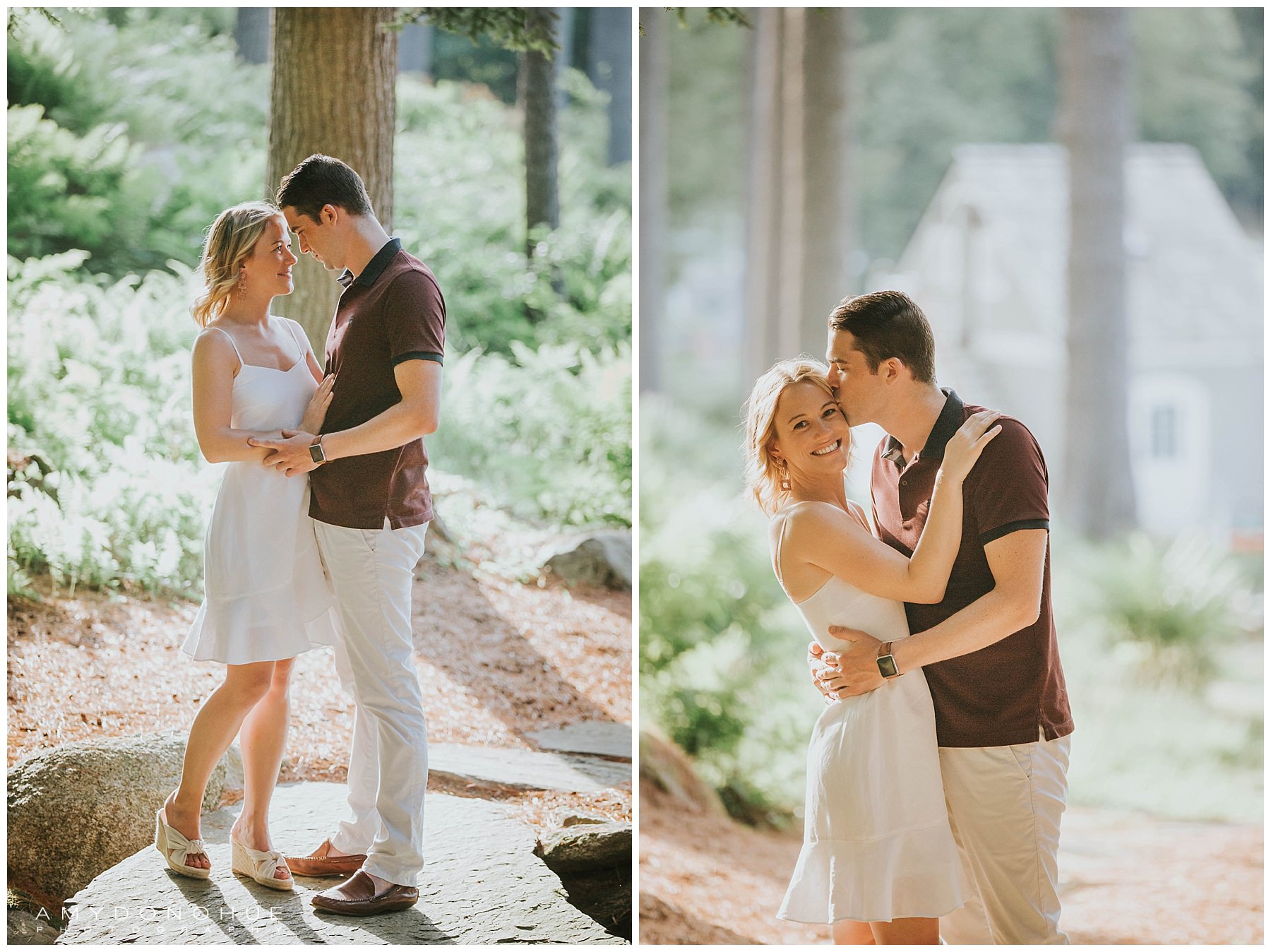 Engagement Photos on Lake Sunapee | © Amy Donohue Photography