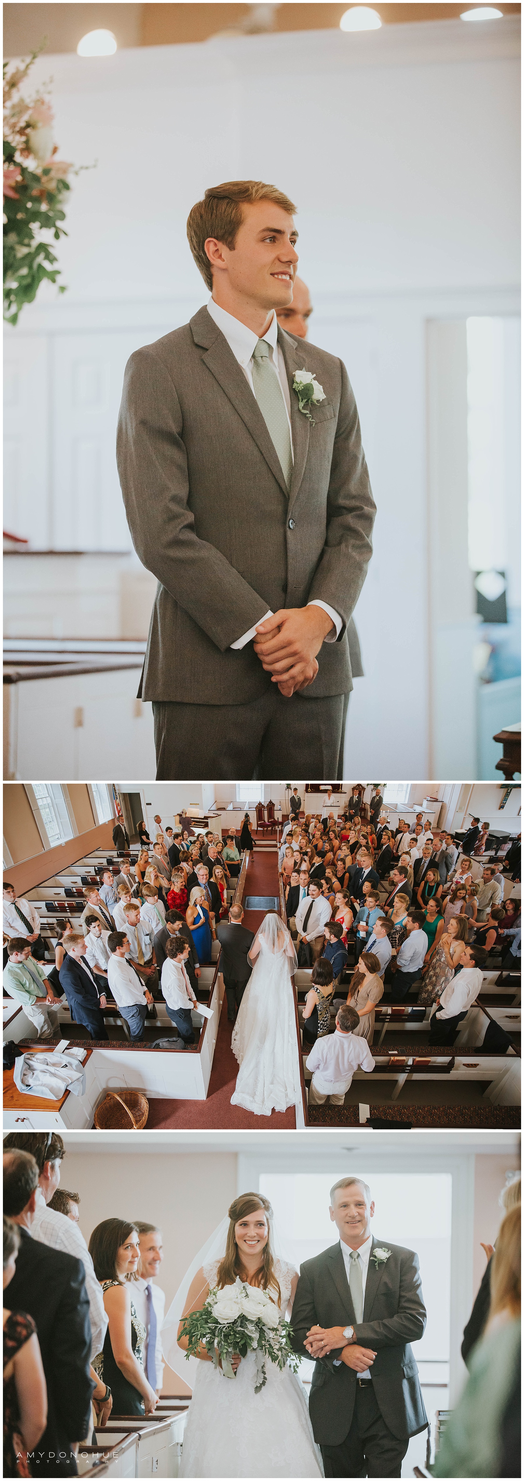 Wedding Ceremony | New Hampshire Wedding Photographer | © Amy Donohue Photography
