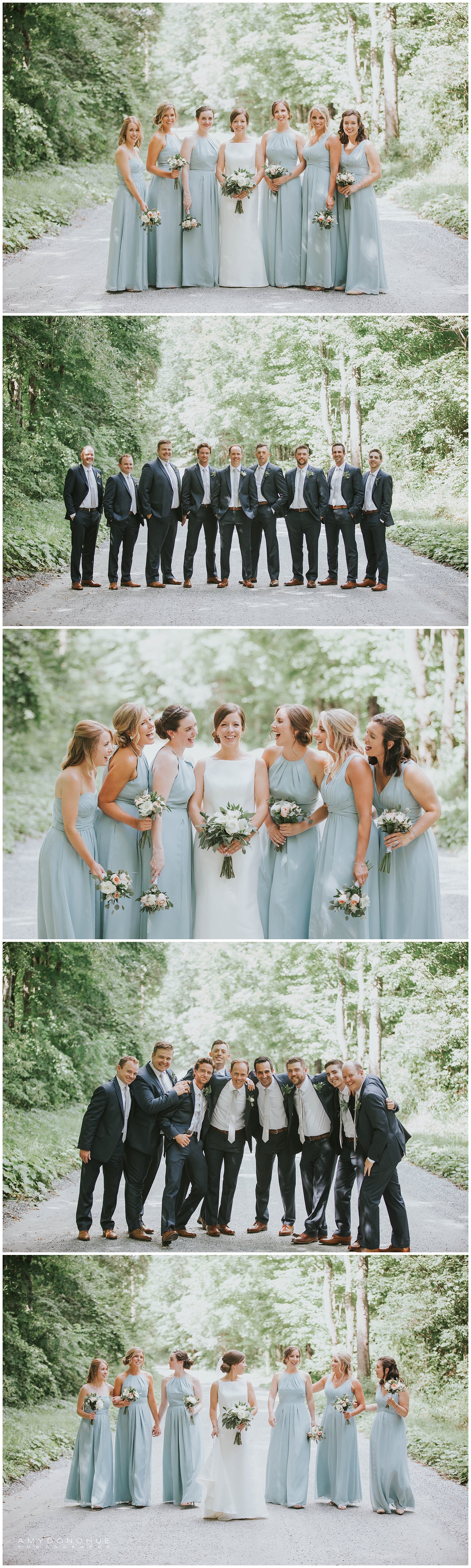 Bridal Party Portraits | © Amy Donohue Photography | Manchester Vermont Wedding Photographer