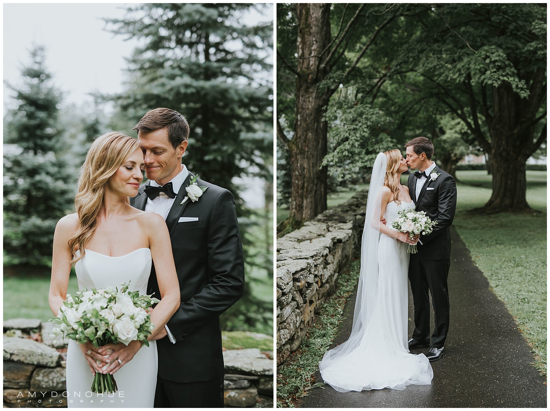 Bride and Groom Photos | © Amy Donohue Photography | Woodstock, Vermont Wedding Photographer