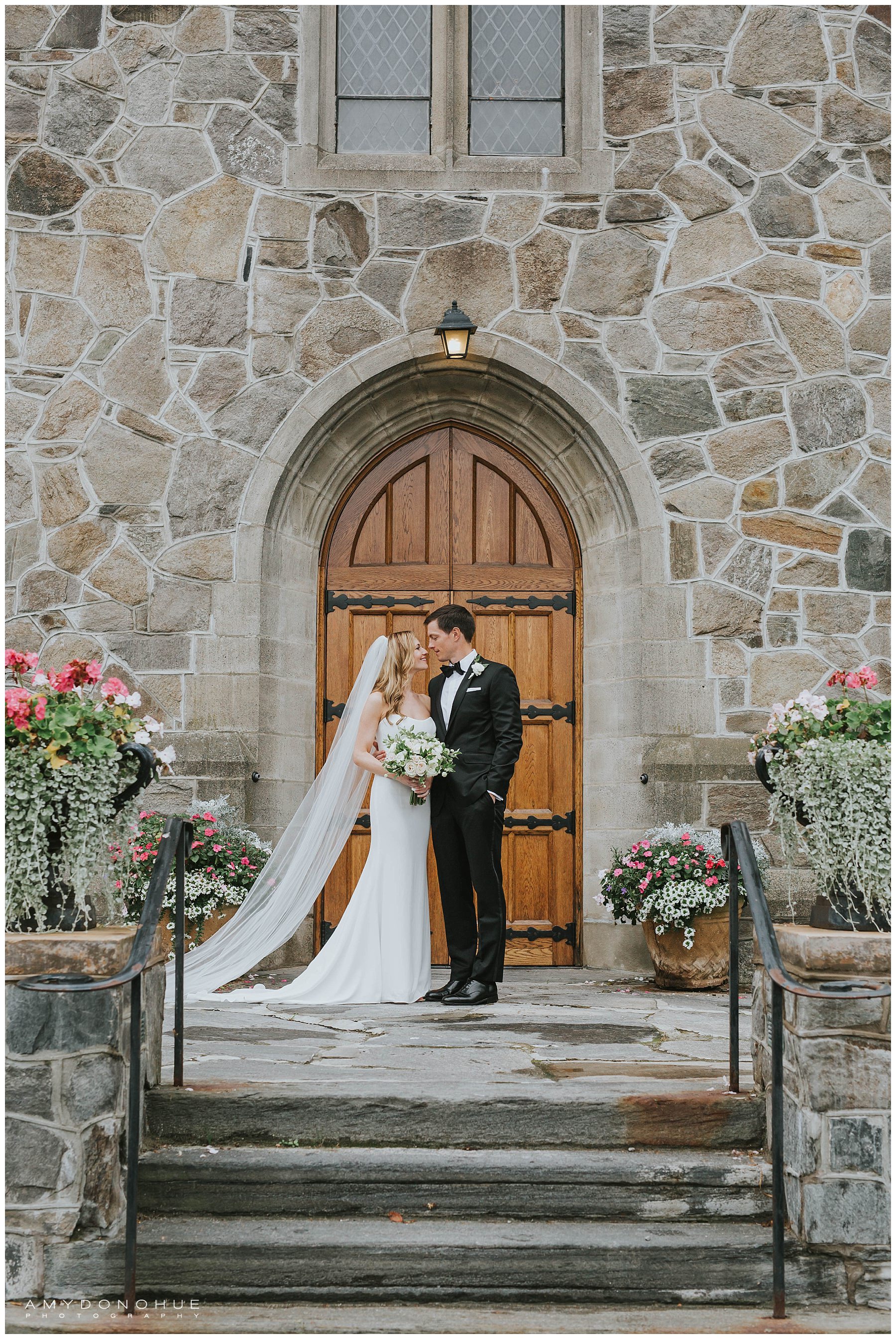 Bride and Groom Portraits | © Amy Donohue Photography | Woodstock, Vermont Wedding Photographer