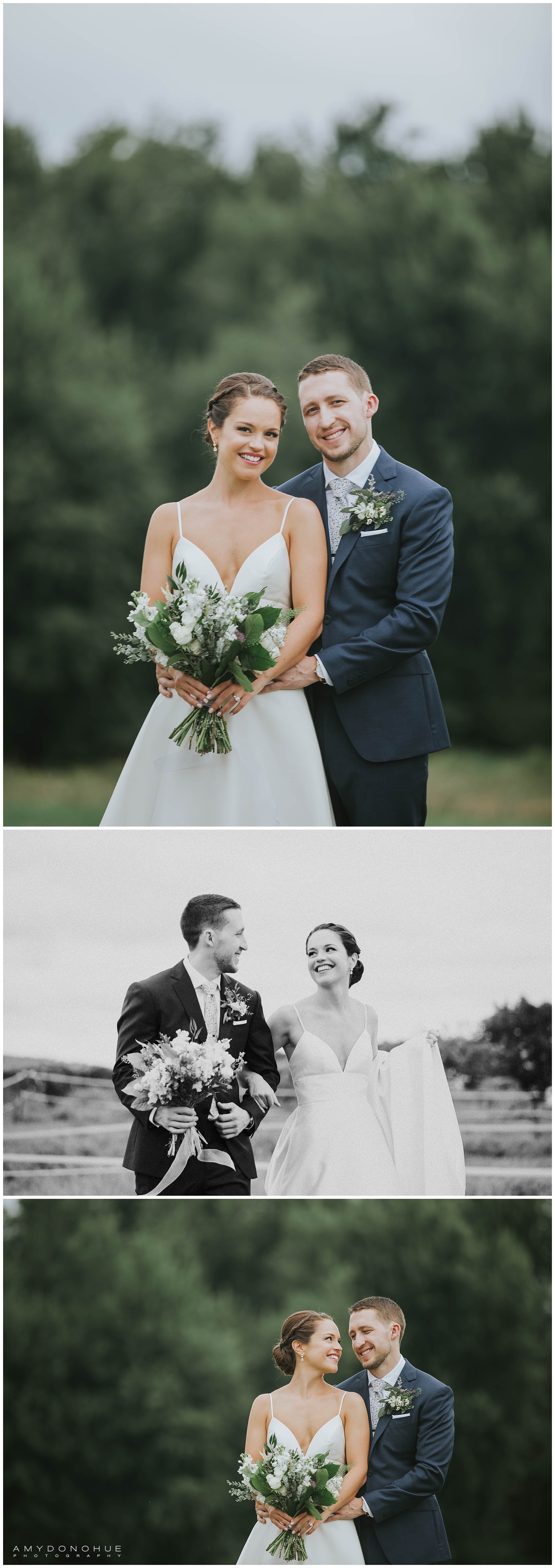 Bride and Groom Portraits | The Barn at Boyden Farms | Vermont Wedding Photographer | © Amy Donohue Photography