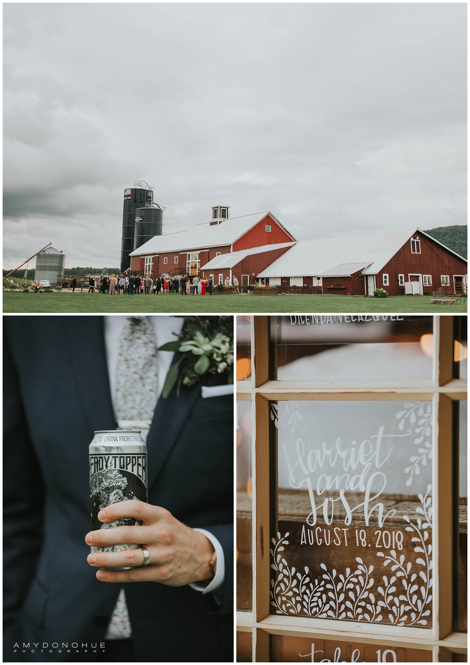 Wedding Venue | The Barn at Boyden Farms | Vermont Wedding Photographer | © Amy Donohue Photography