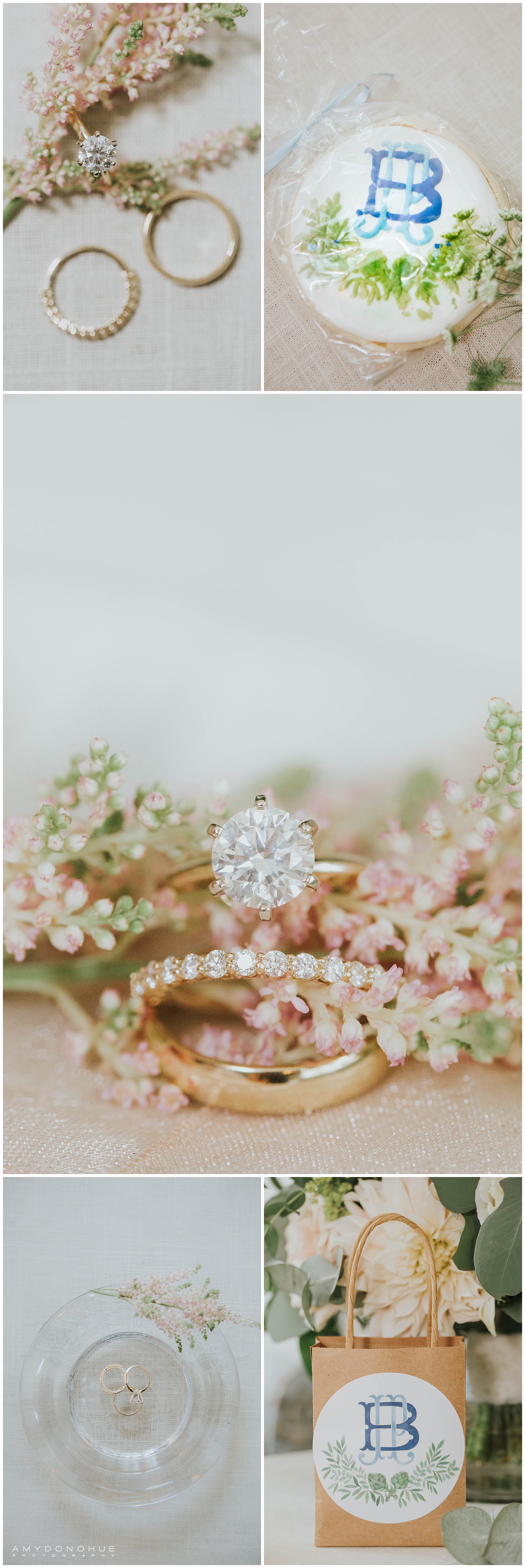 Wedding Ring Details | Vermont Wedding Photographer | © Amy Donohue Photography