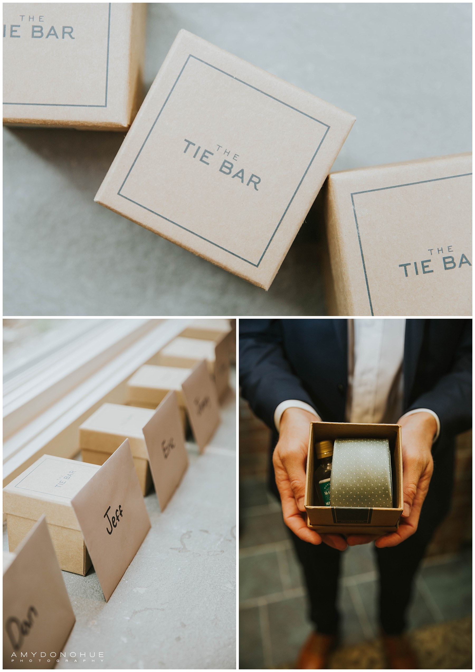 Groomsmen Gifts | Vermont Wedding Photographer | © Amy Donohue Photography