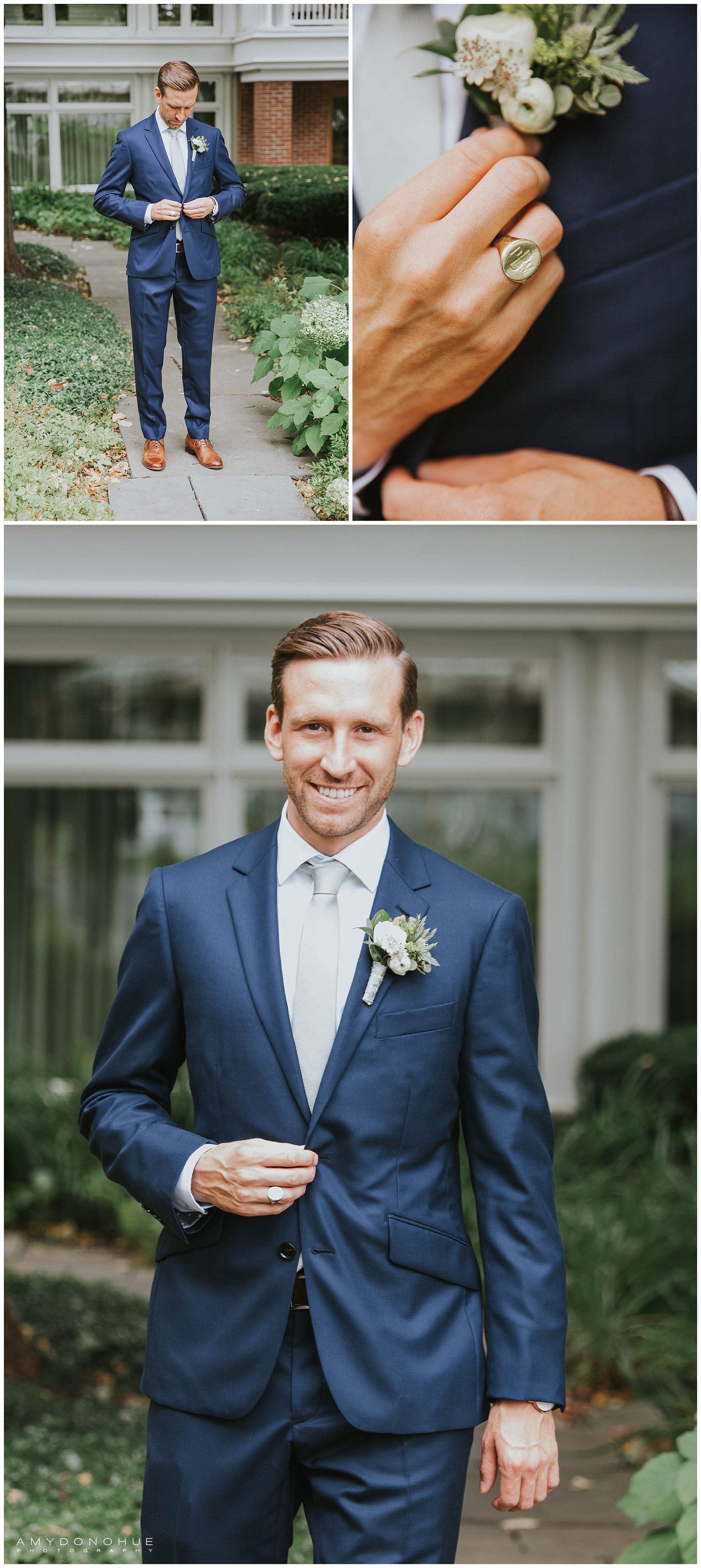 Groom Portraits | Vermont Wedding Photographer | © Amy Donohue Photography
