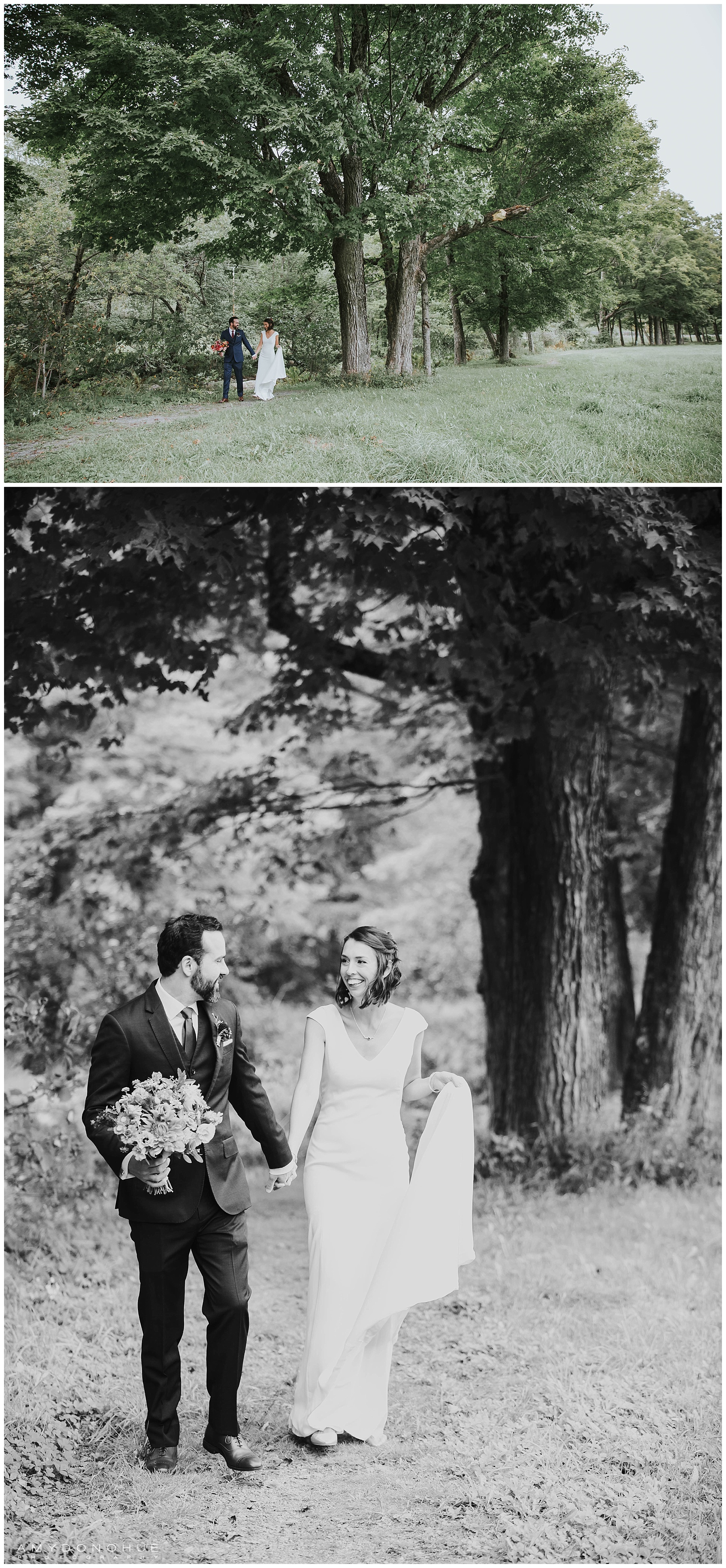 Bride and Groom Portraits | Grafton, Vermont Wedding Photographer | © Amy Donohue Photography