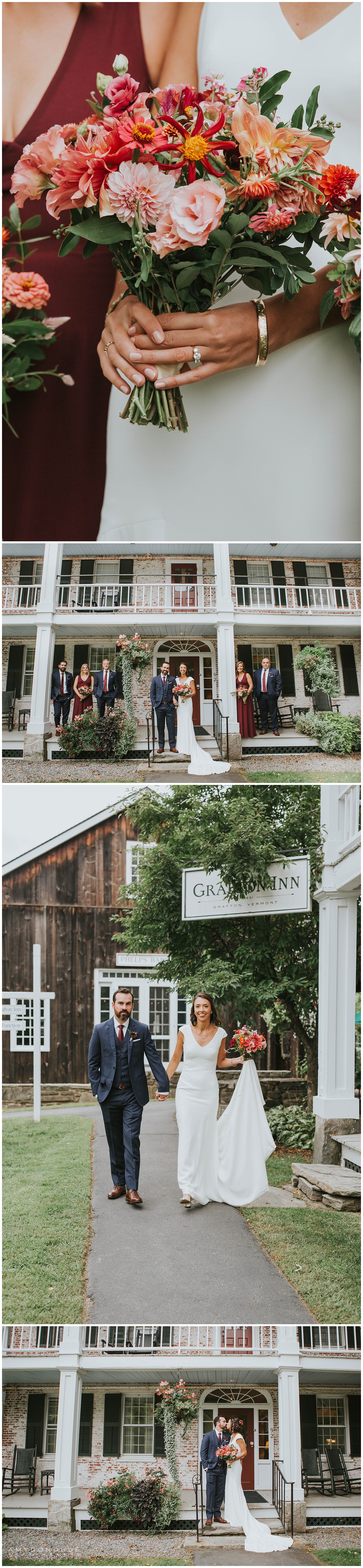 Bride and Groom Portraits | Grafton, Vermont Wedding Photographer | © Amy Donohue Photography