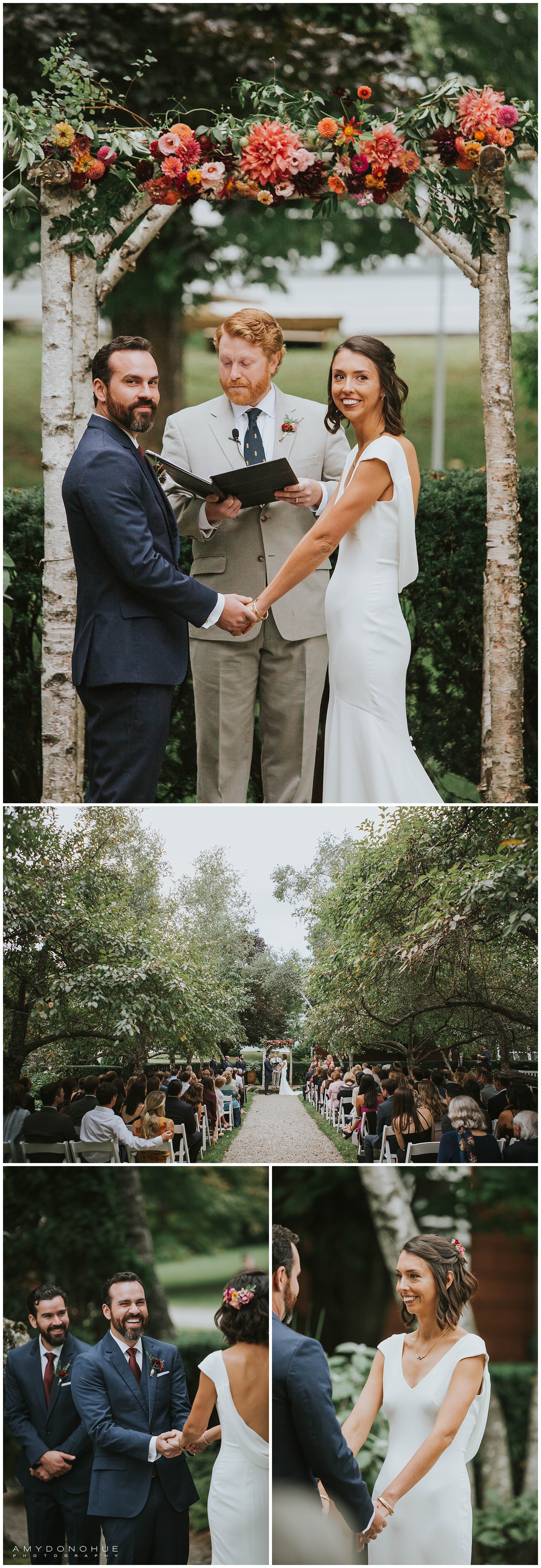 Grafton Garden Ceremony | Grafton, Vermont Wedding Photographer | © Amy Donohue Photography