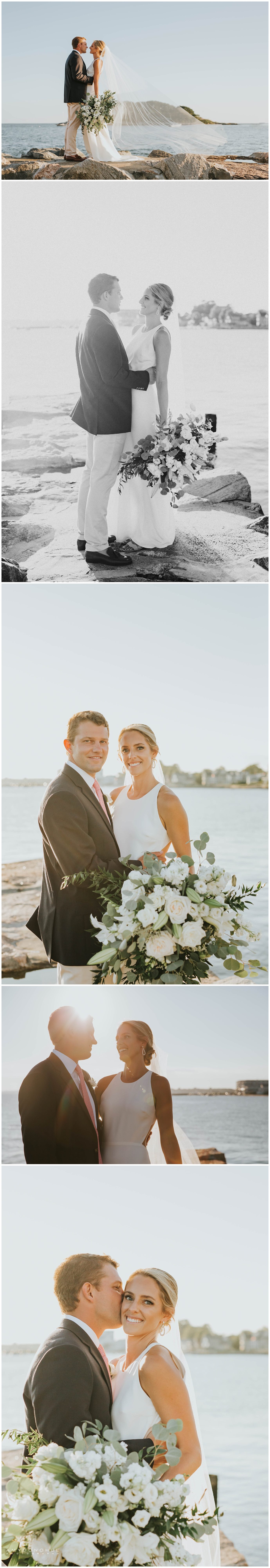 Beach Wedding Photos | New England Wedding Photographer | © Amy Donohue Photography