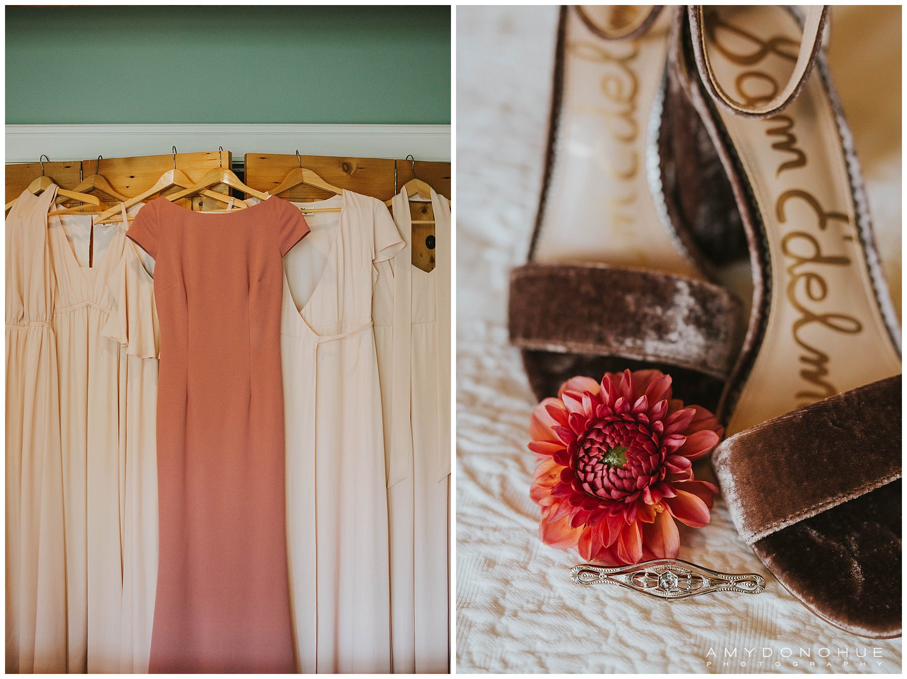 Bridal Details | The Inn at Round Barn Farm | © Amy Donohue Photography