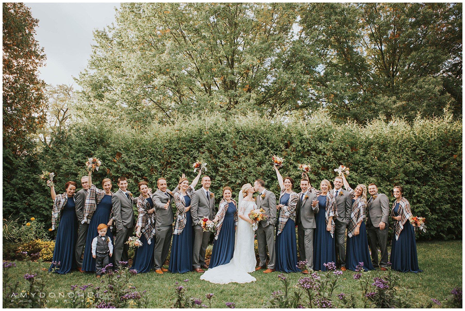 Bridal Party | Basin Harbor Wedding Photographer | © Amy Donohue Photography