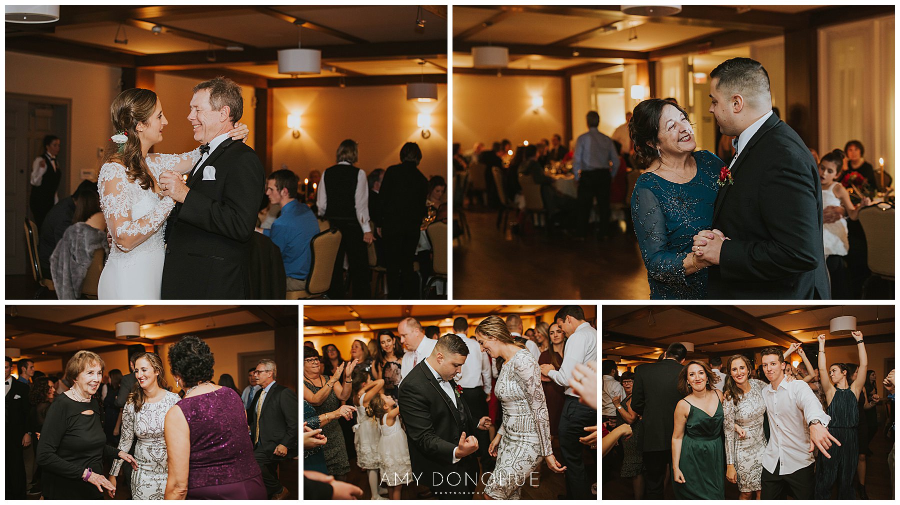 Parent Dances Wedding Reception Dancing | Woodstock Inn & Resort | VT Wedding Photographer | © Amy Donohue Photography