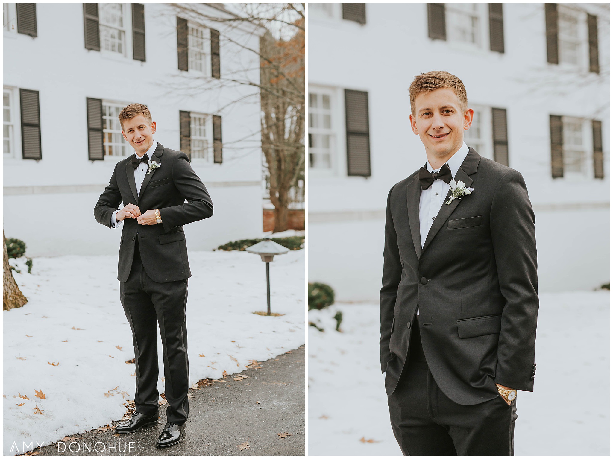 Groom portraits at the Woodstock Inn and Resort