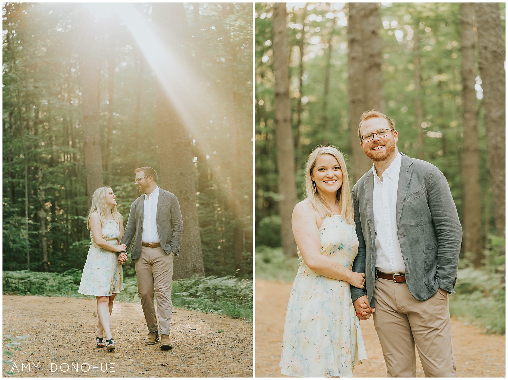 Vermont Wedding Photographer | Lake Sunapee Engagement Session | © Amy Donohue Photography