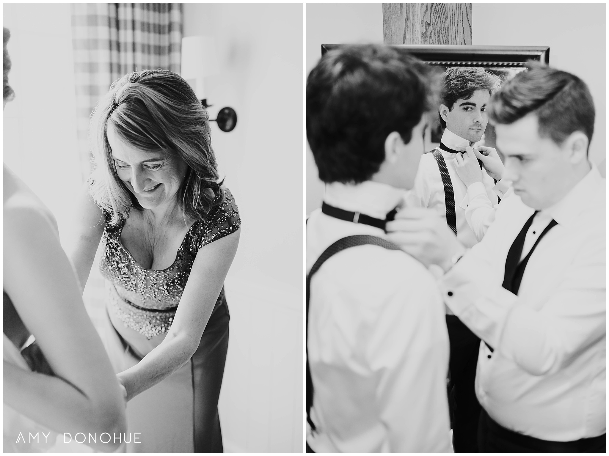 Getting Ready Photos | Vermont Wedding Photographer | Woodstock Inn & Resort | © Amy Donohue Photography