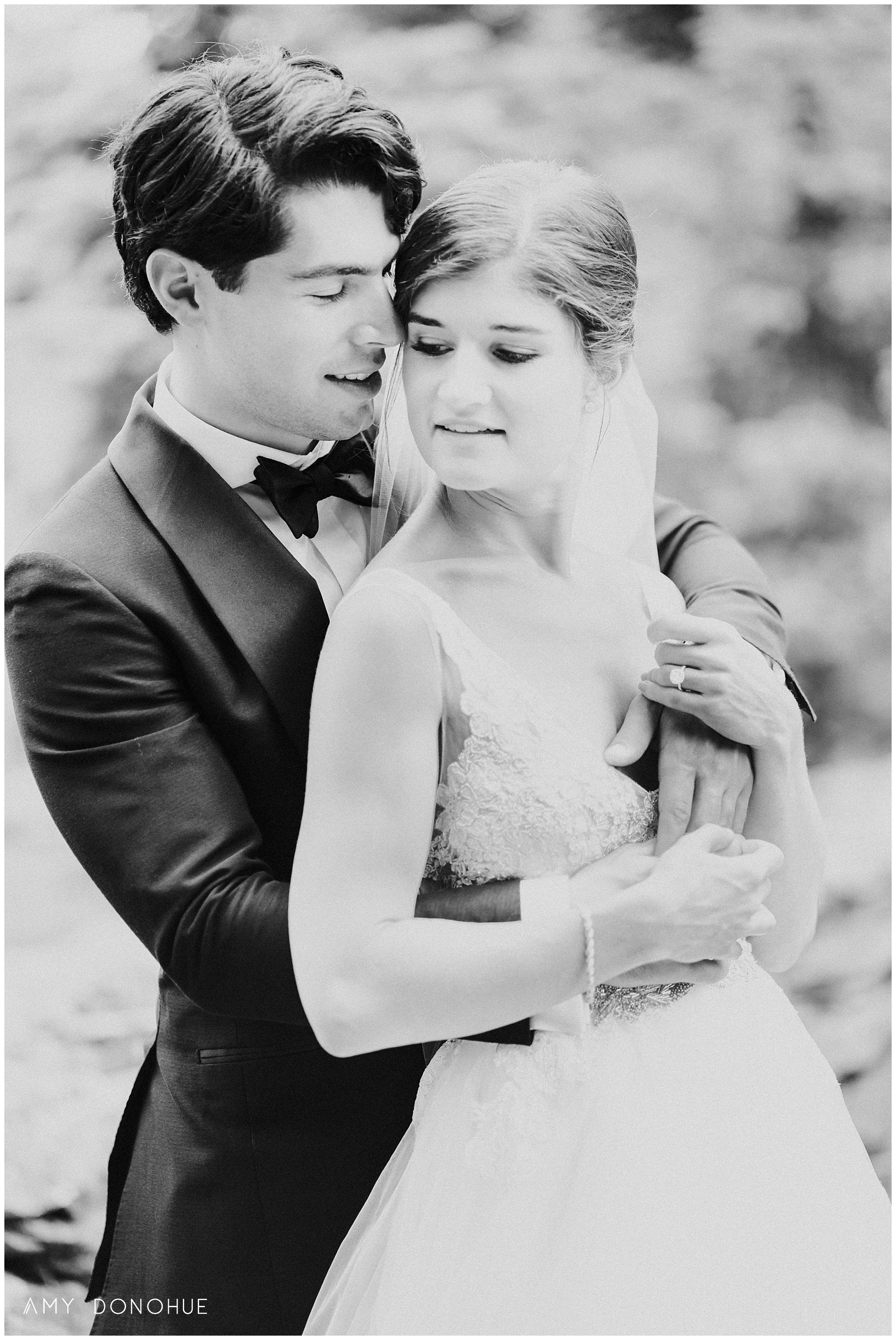 Bride and Groom Wedding Portraits | Woodstock Vermont Wedding Photographer | © Amy Donohue Photography