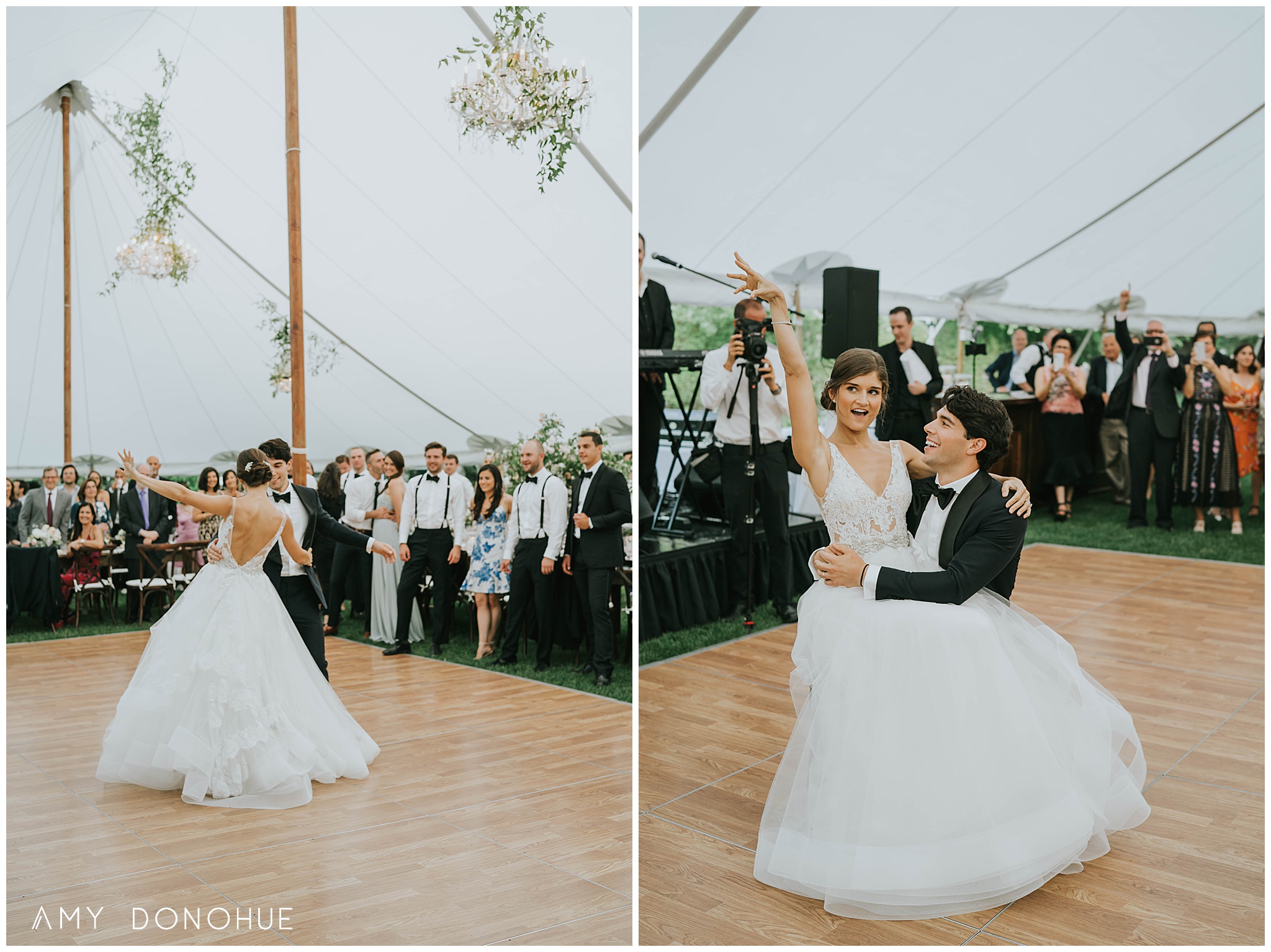 First Dance | Woodstock Vermont Wedding Photographer | © Amy Donohue Photography