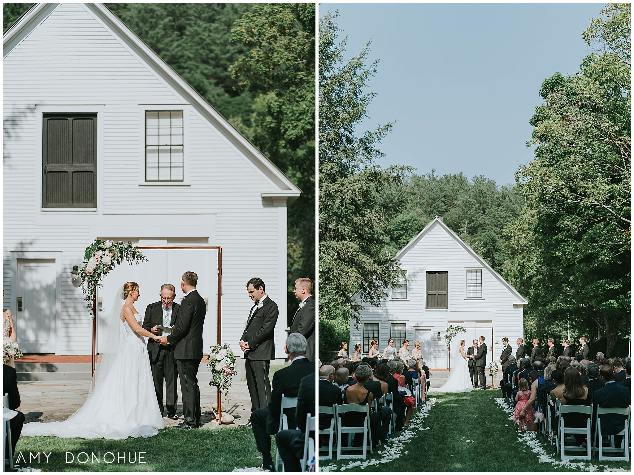 Paul Barn Ceremony | Vermont Wedding Photographer | Woodstock Inn & Resort | © Amy Donohue Photography