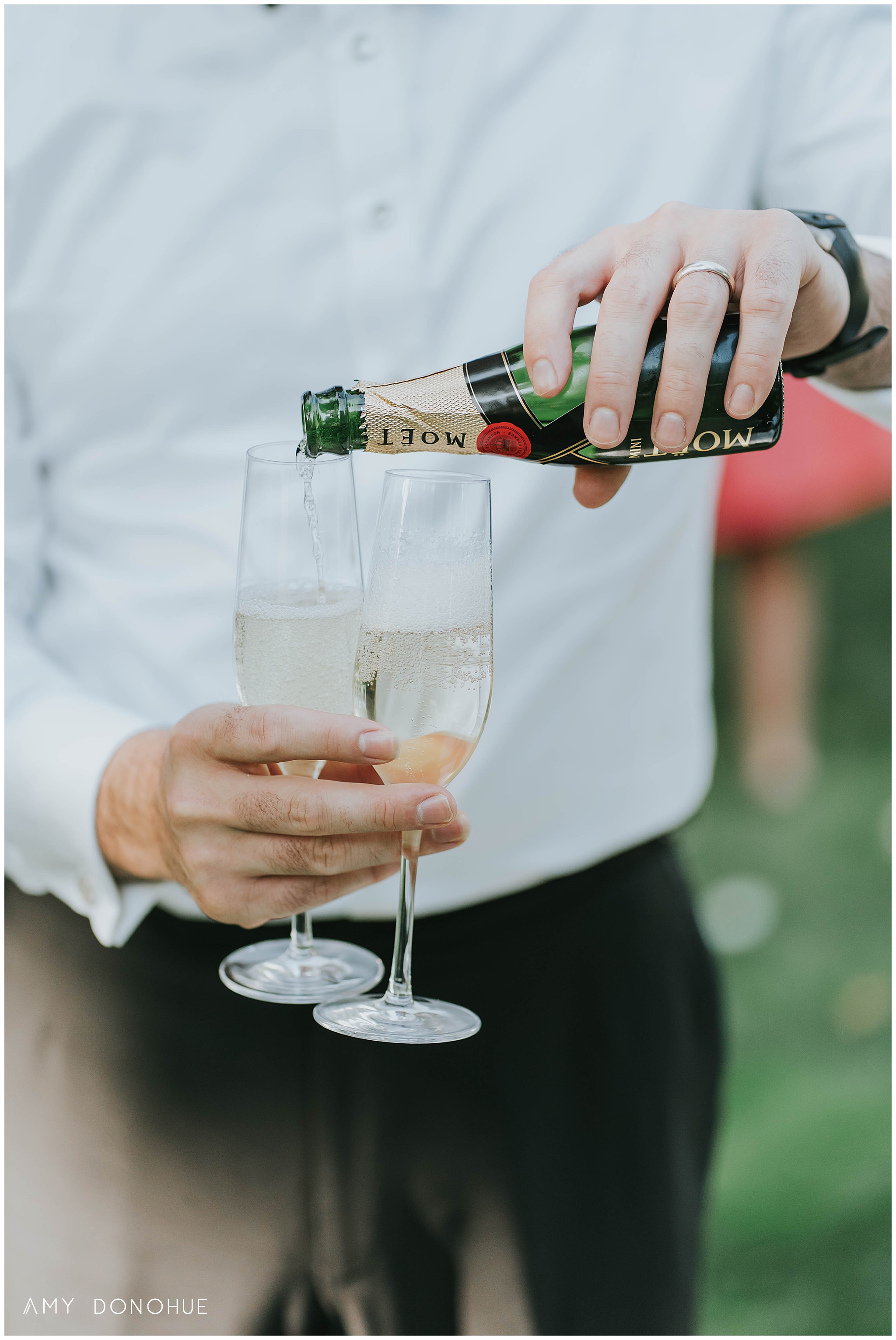 Champagne Toast | Vermont Wedding Photographer | Woodstock Inn & Resort | © Amy Donohue Photography
