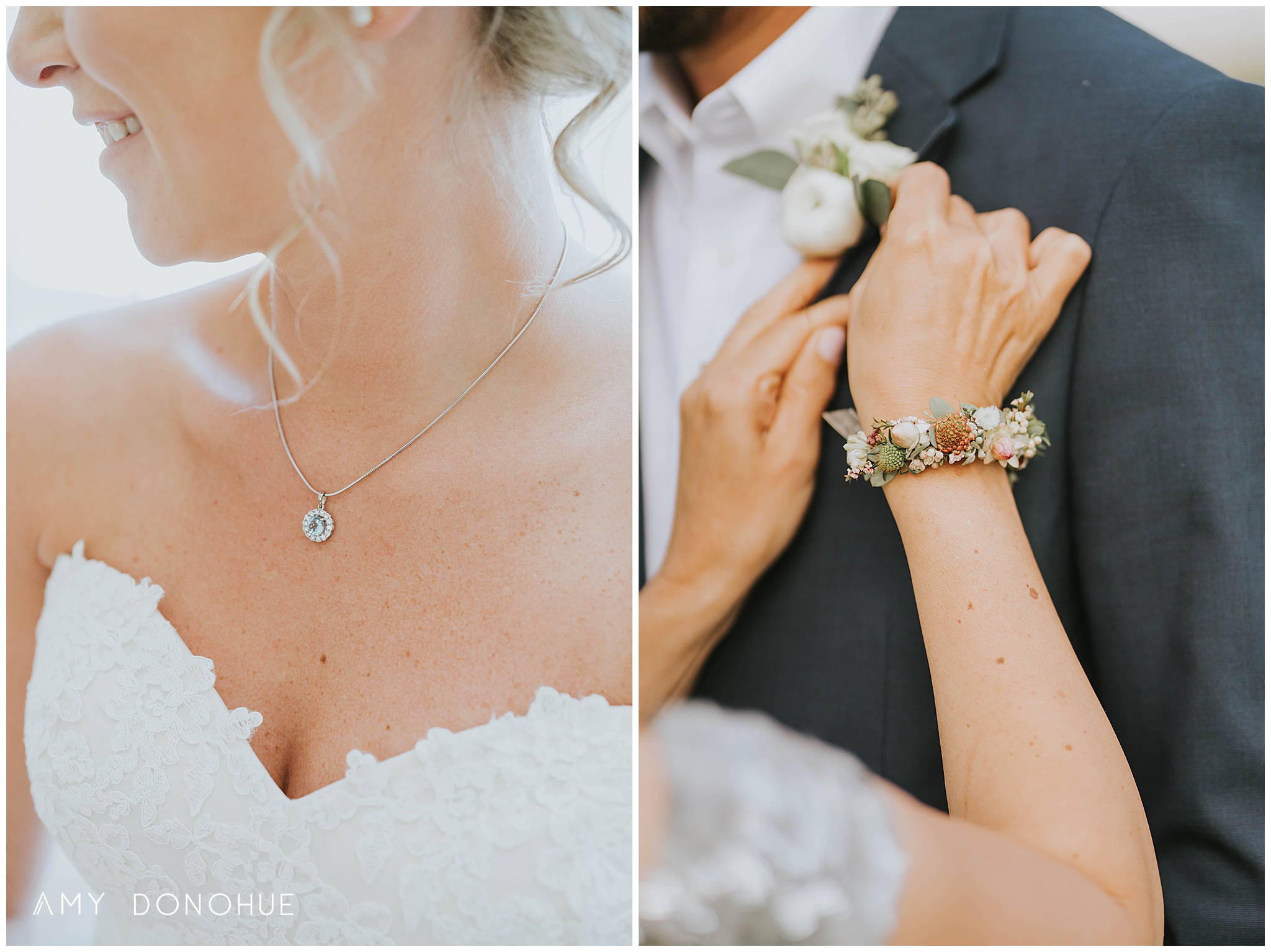 Getting ready | New Hampshire Wedding Photographer | Thae Fells | © Amy Donohue Photography