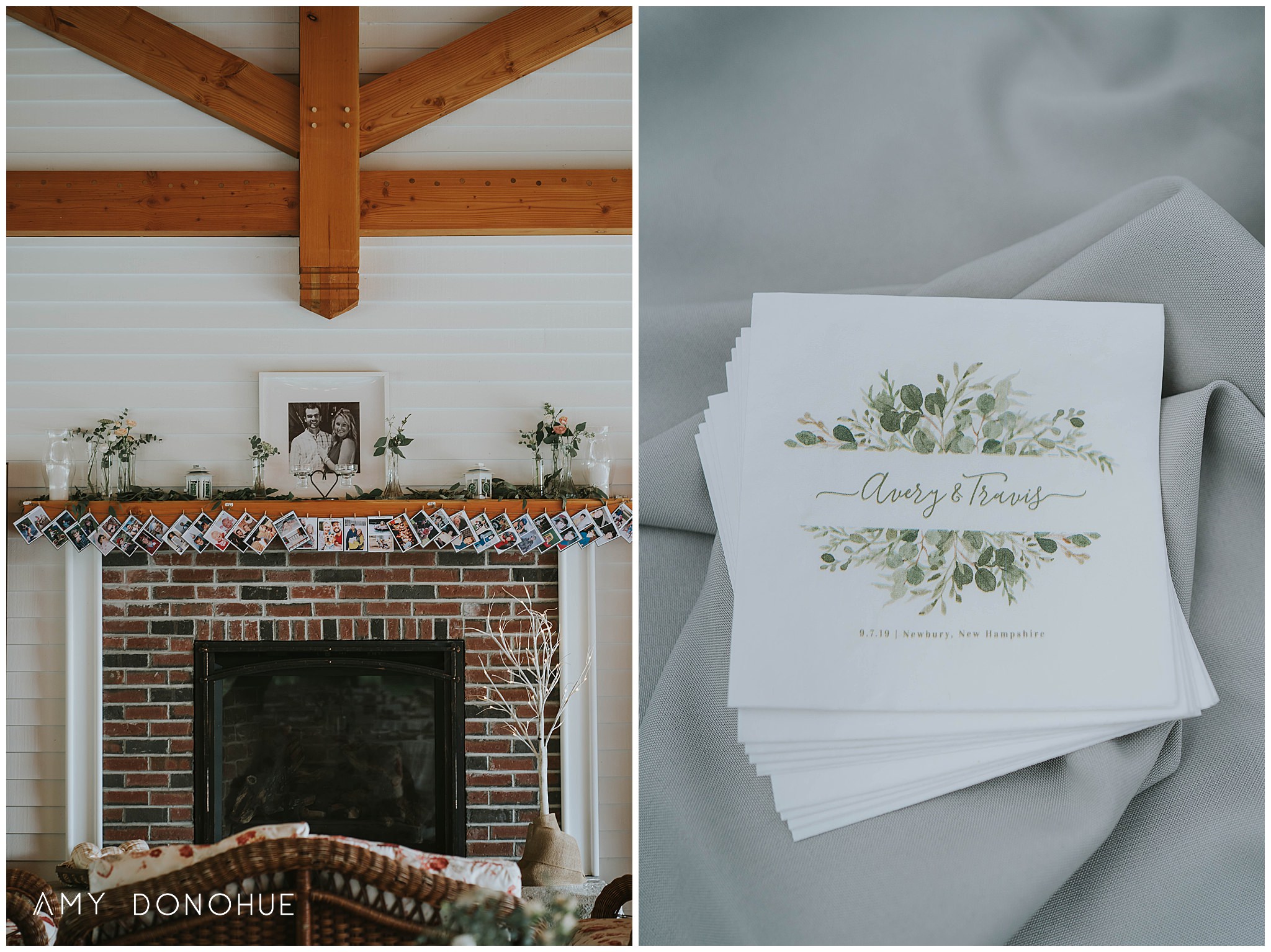 Garden Ceremony | New Hampshire Wedding Photographer | Thae Fells | © Amy Donohue Photography