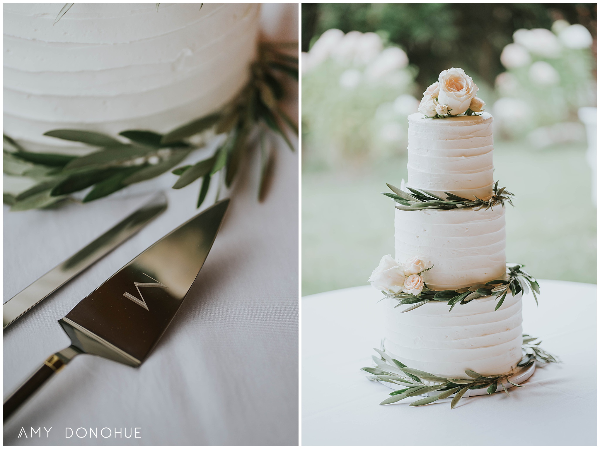 Wedding Cake | New Hampshire Wedding Photographer | Thae Fells | © Amy Donohue Photography
