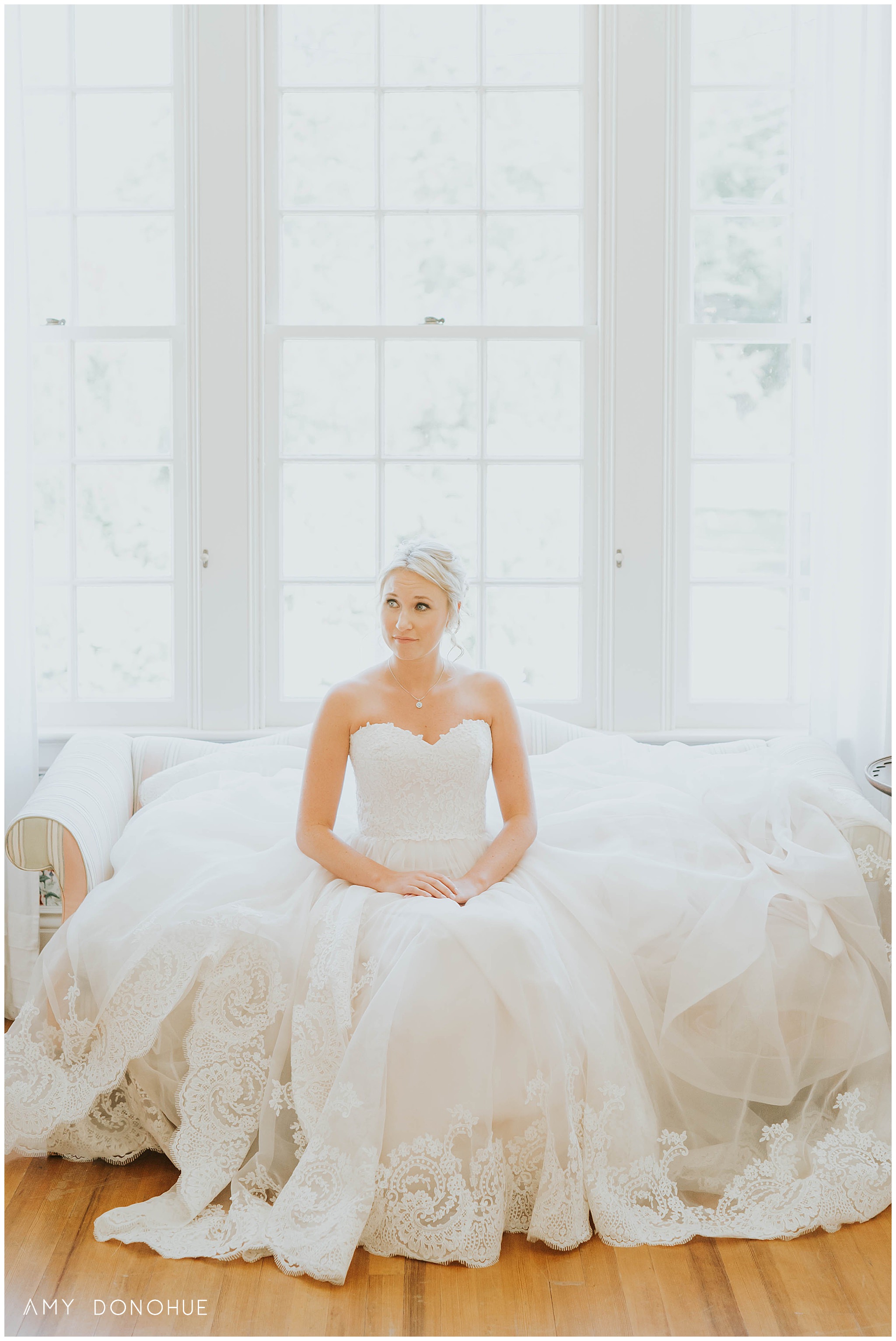 Bridal Portrait | New Hampshire Wedding Photographer | Thae Fells | © Amy Donohue Photography