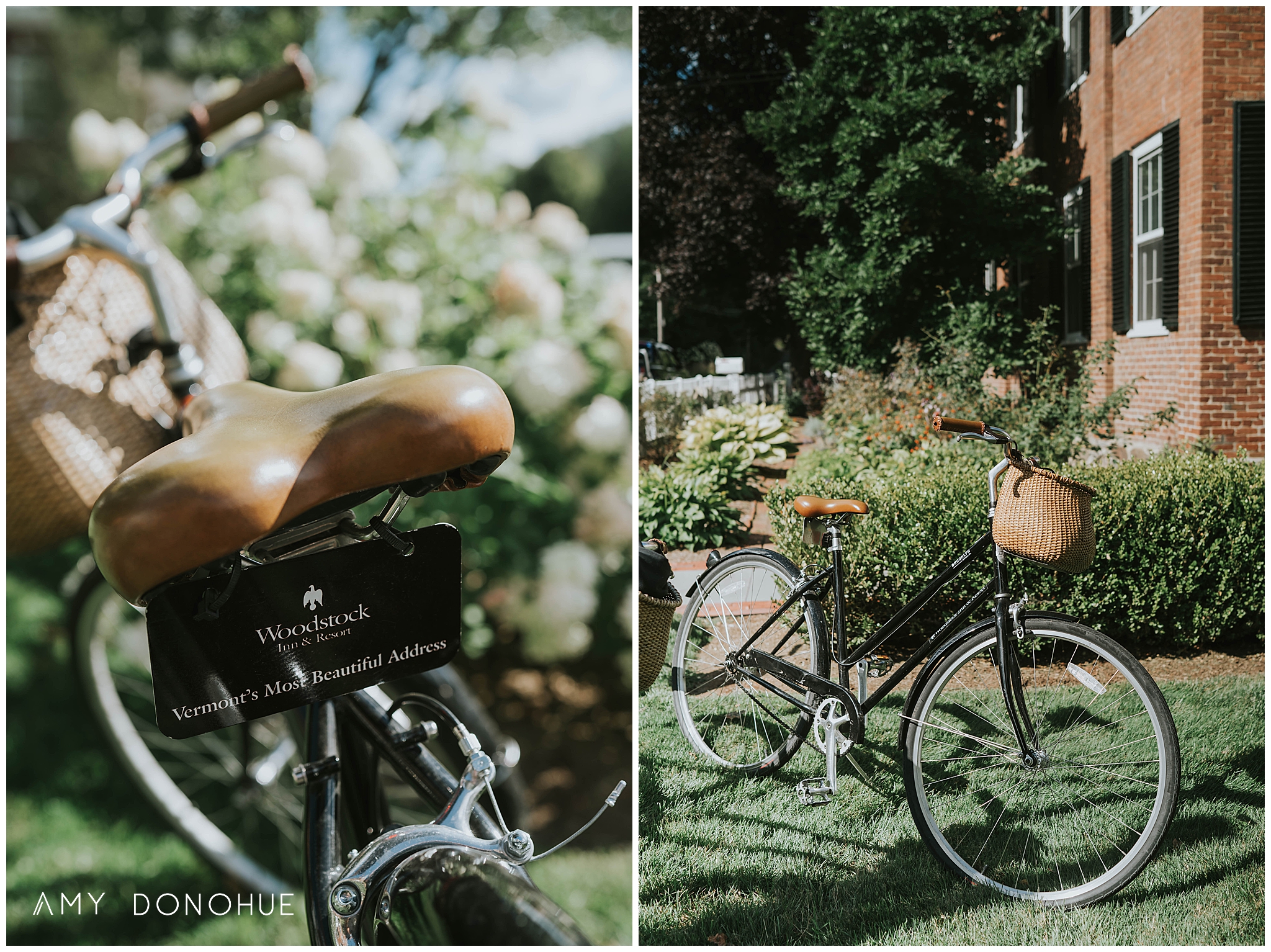 Woodstock Inn Bicycles | Vermont Wedding Photographer | © Amy Donohue Photography