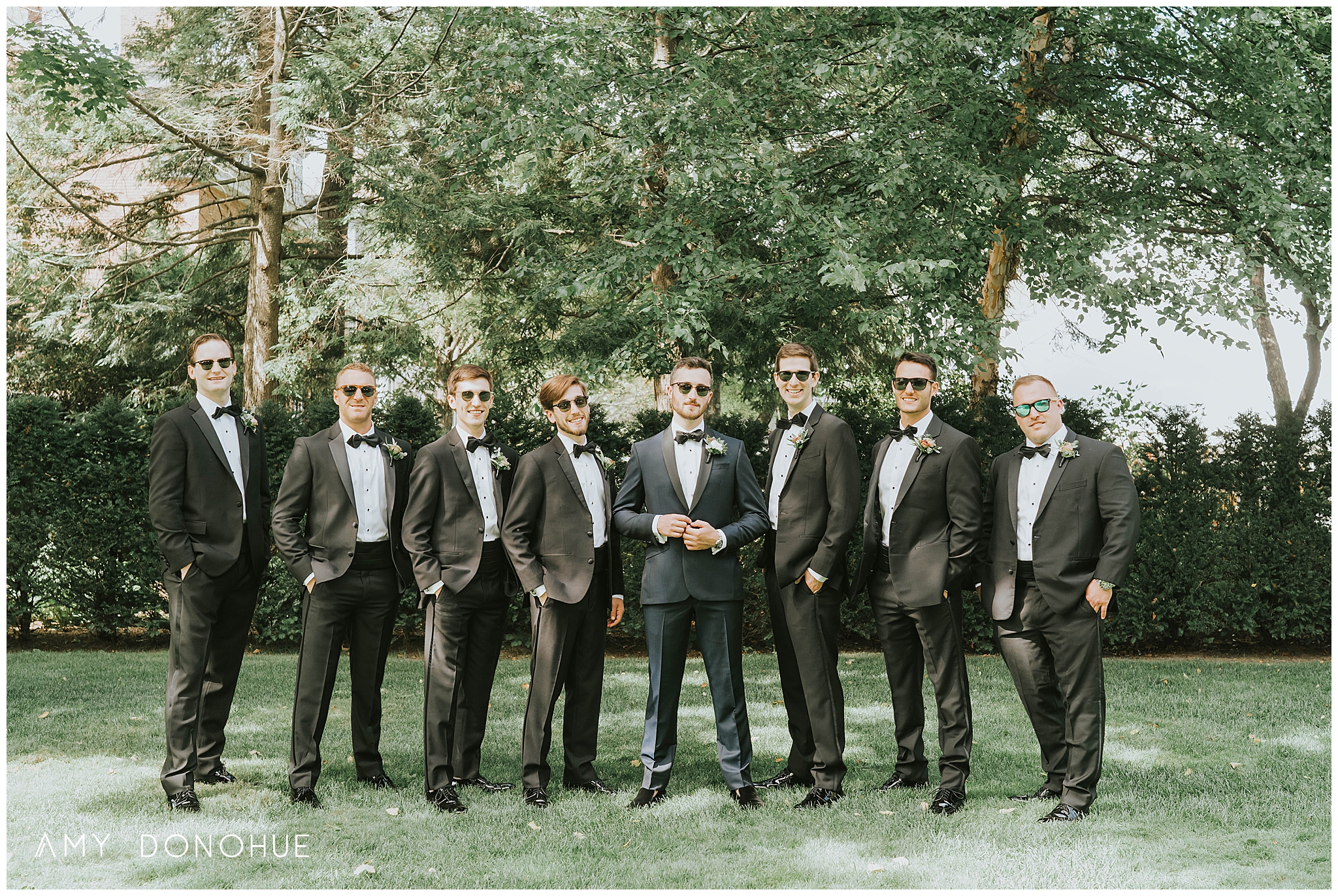 Groomsmen Portraits | Woodstock Inn & Resort | Vermont Wedding Photographer | © Amy Donohue Photography