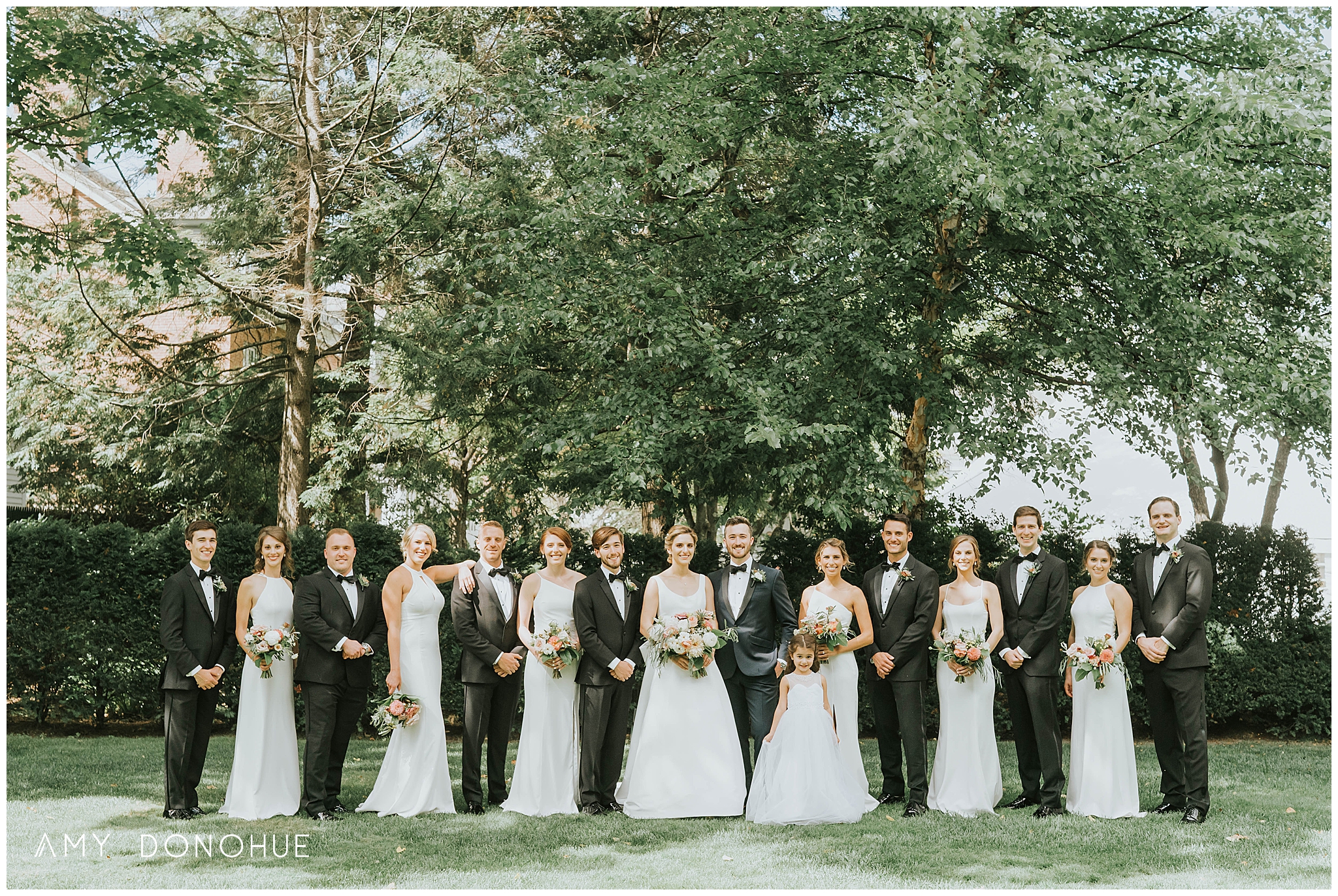 Wedding Party Portraits | Woodstock Inn & Resort | Vermont Wedding Photographer | © Amy Donohue Photography