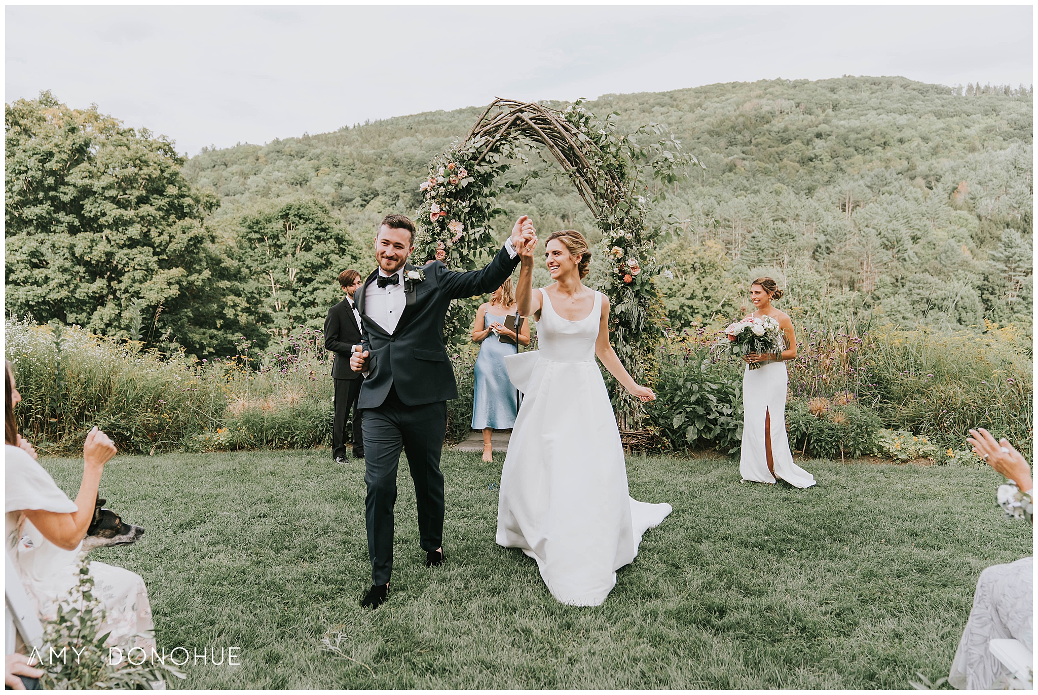 Kelly Way Garden Ceremony | Woodstock Inn & Resort | Vermont Wedding Photographer | © Amy Donohue Photography